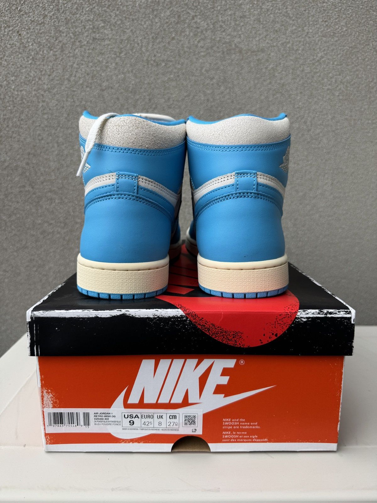 Nike Jordan 1 UNC Blue 2025 Size US 9 / EU 42 - 4 Thumbnail