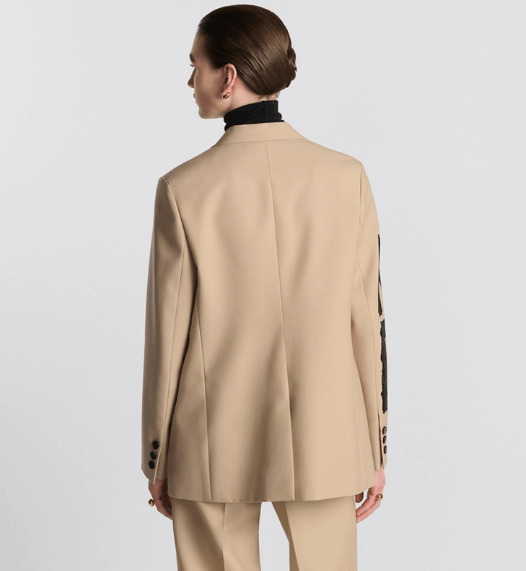 Dior o1w1db11225 451V18 Blazer in Beige/Black Size XL / US 12-14 / IT 48-50 - 5 Thumbnail