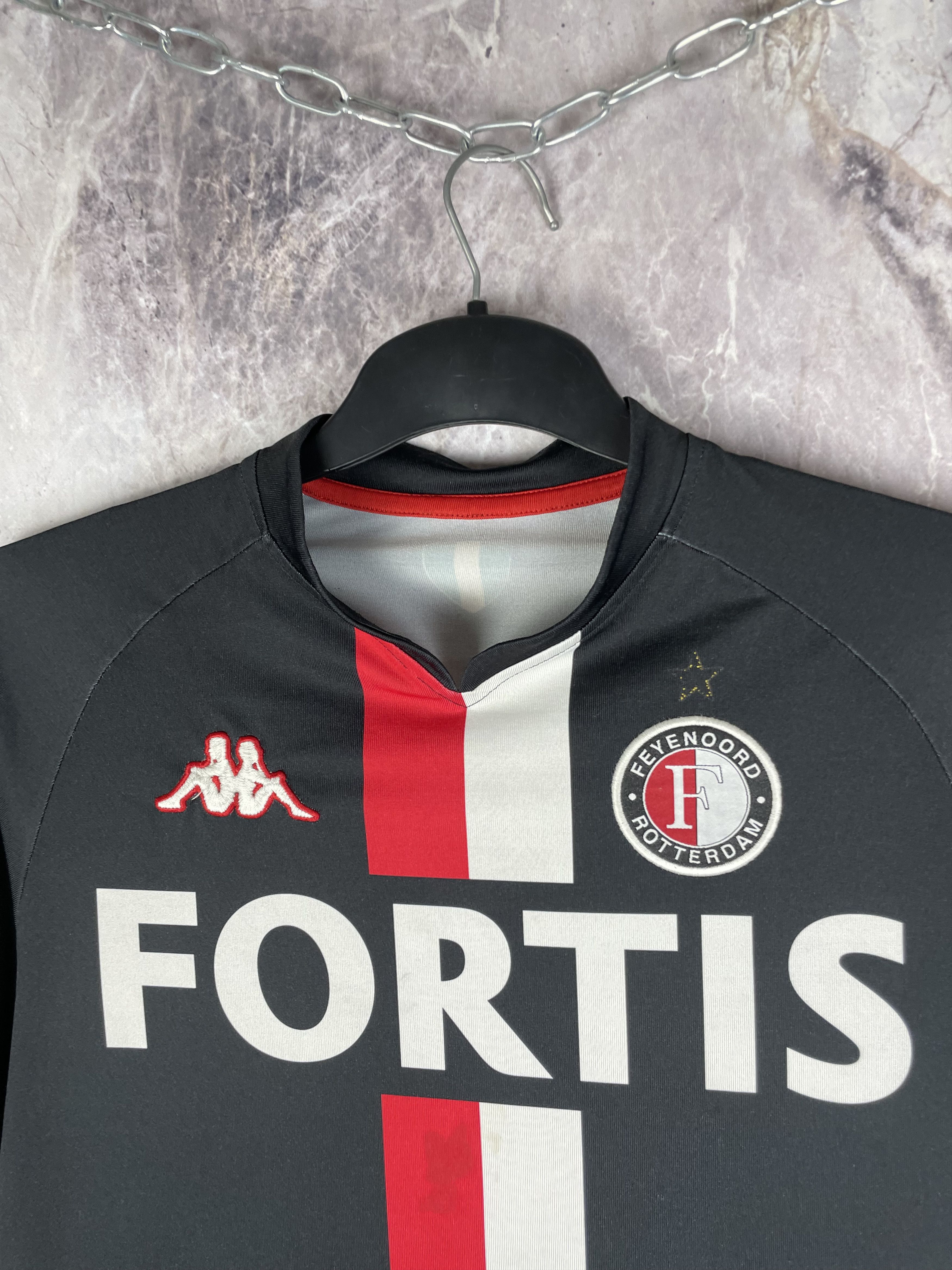 Kappa JERSEY FEYENOORD 2007-2008 VINTAGE RARE [XL] Size US XL / EU 56 / 4 - 3 Thumbnail