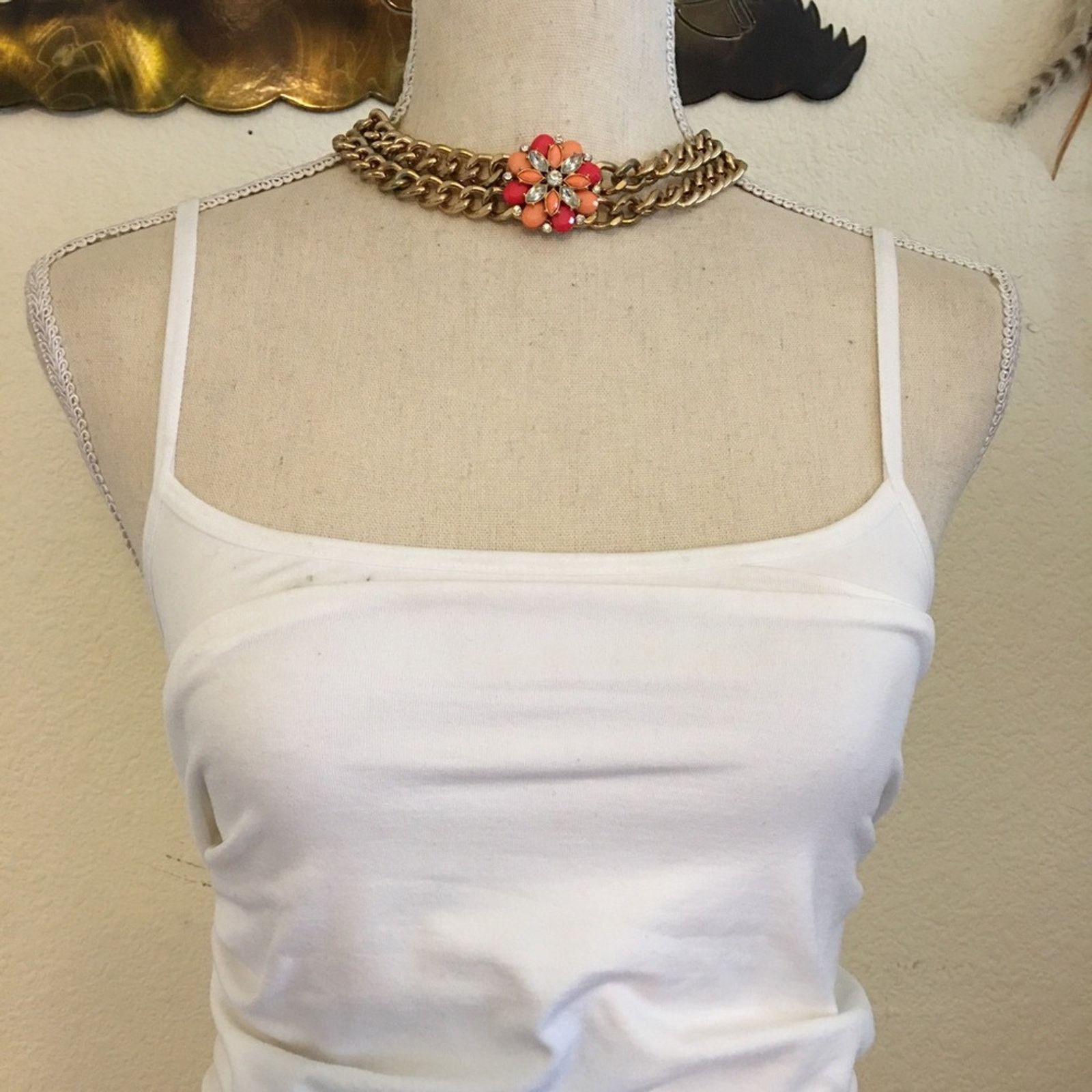 Vera Wang Vera Wang medallion chunky gold chain necklace Size ONE SIZE - 4 Thumbnail