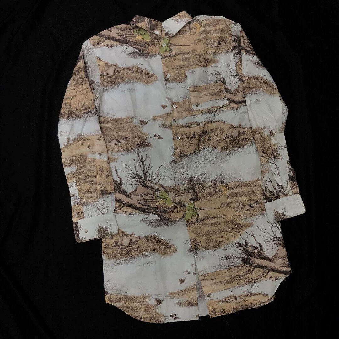 Comme des Garcons CDG 16ss Hunting Show Long Overcoat Collar Shirt Size US S / EU 44-46 / 1 - 3 Thumbnail
