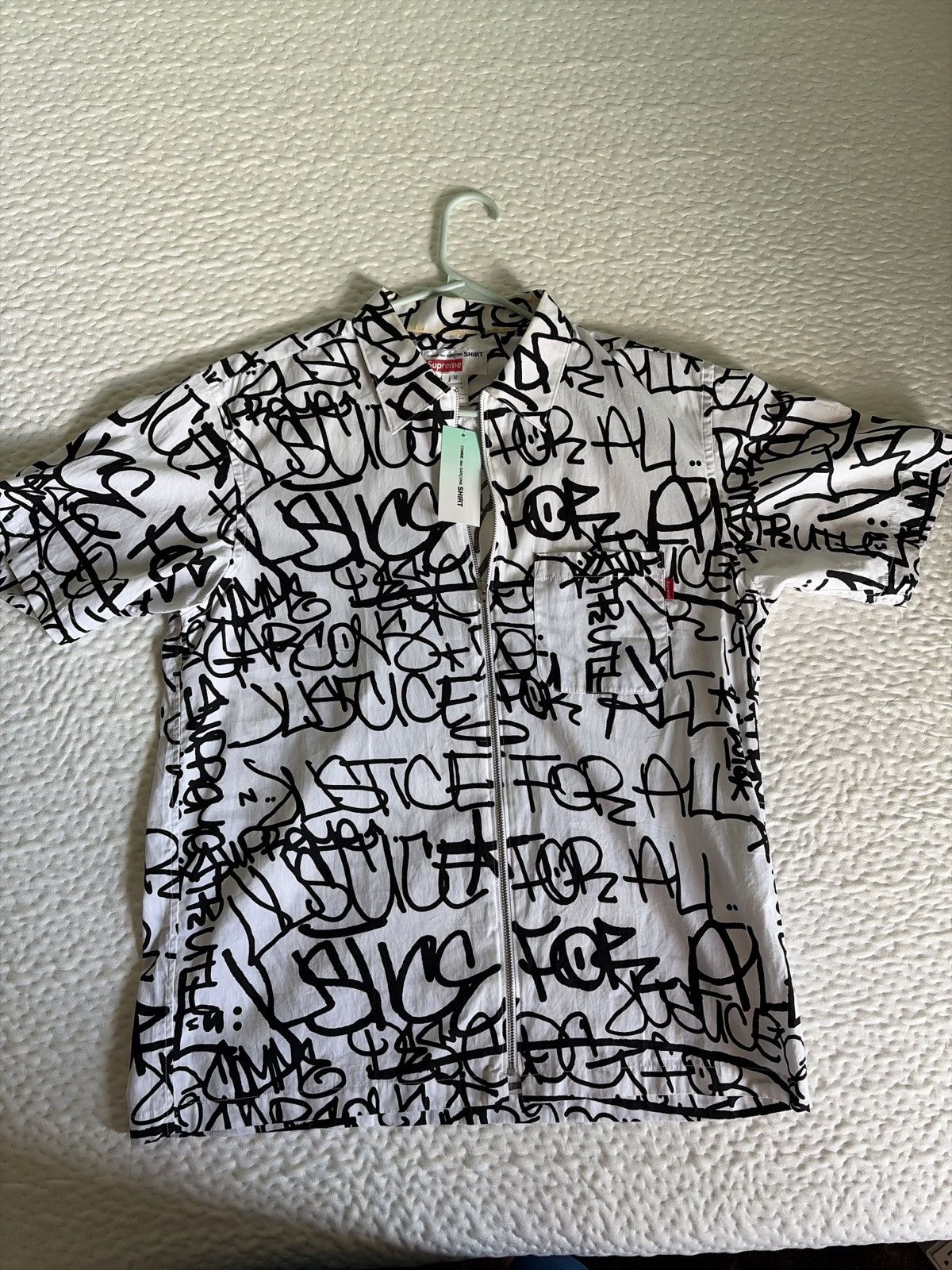 Comme des Garcons SHIRT × Supreme Justice for all COMME des GARCONS SHIRT Size US M / EU 48-50 / 2 - 2 Thumbnail