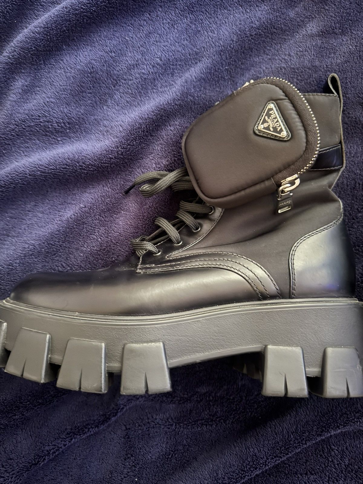 Prada Prada Monolith Re-Nylon Boots w/pouch Size US 8.5 / IT 38.5 - 6 Thumbnail