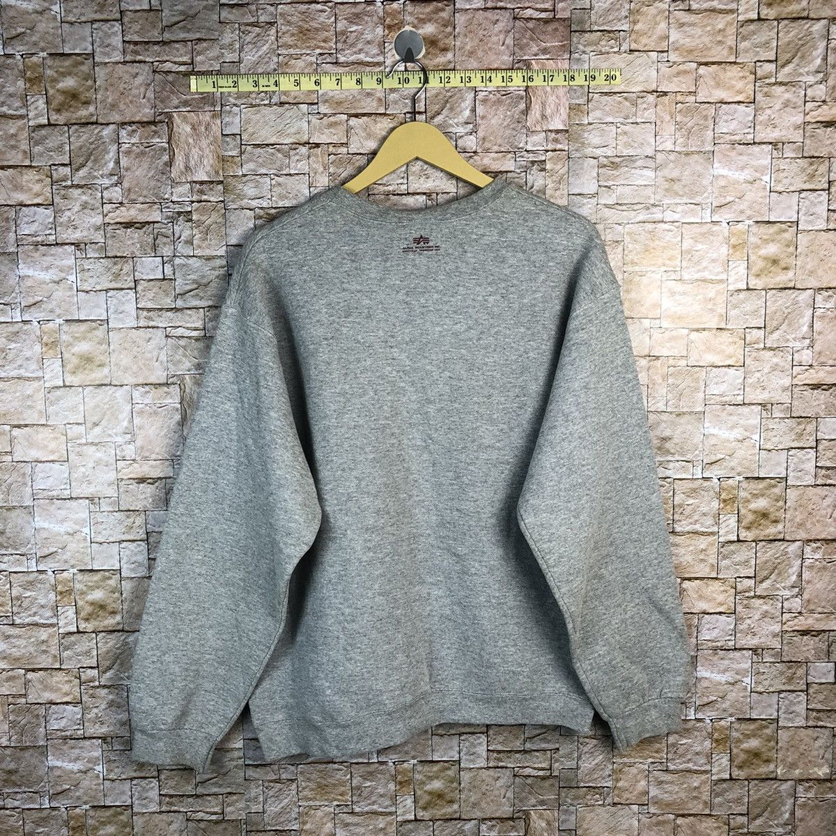Alpha Industries × Vintage Alpha Industries U.S Air Force Grey Sweatshirt #A796 Size US L / EU 52-54 / 3 - 13 Thumbnail