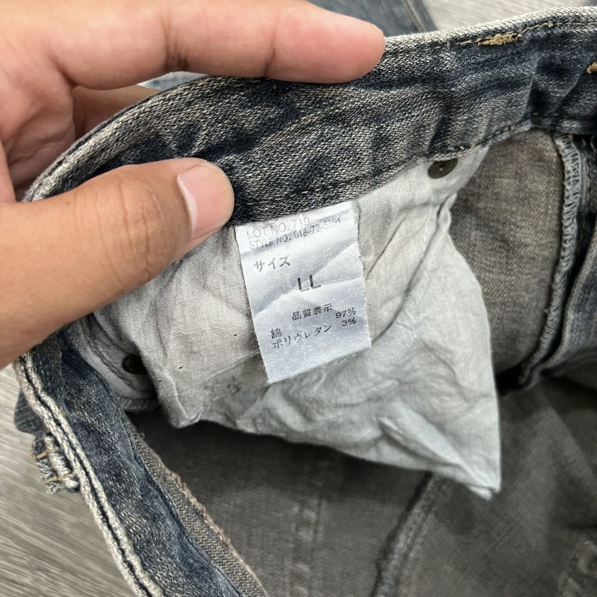 14th Addiction Flare Denim Colza Clawn Marks Fade Washed Lgb Style Size US 30 / EU 46 - 11 Thumbnail