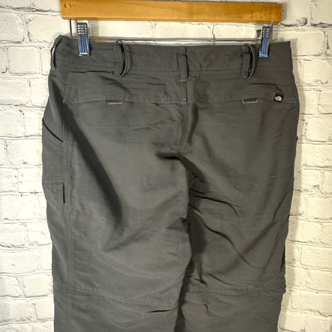 The North Face THE NORTH FACE Pants Womens 8 Short Gray Convertible Lightweight Hiking Outdoor Size 30" / US 8 / IT 44 - 5 Thumbnail