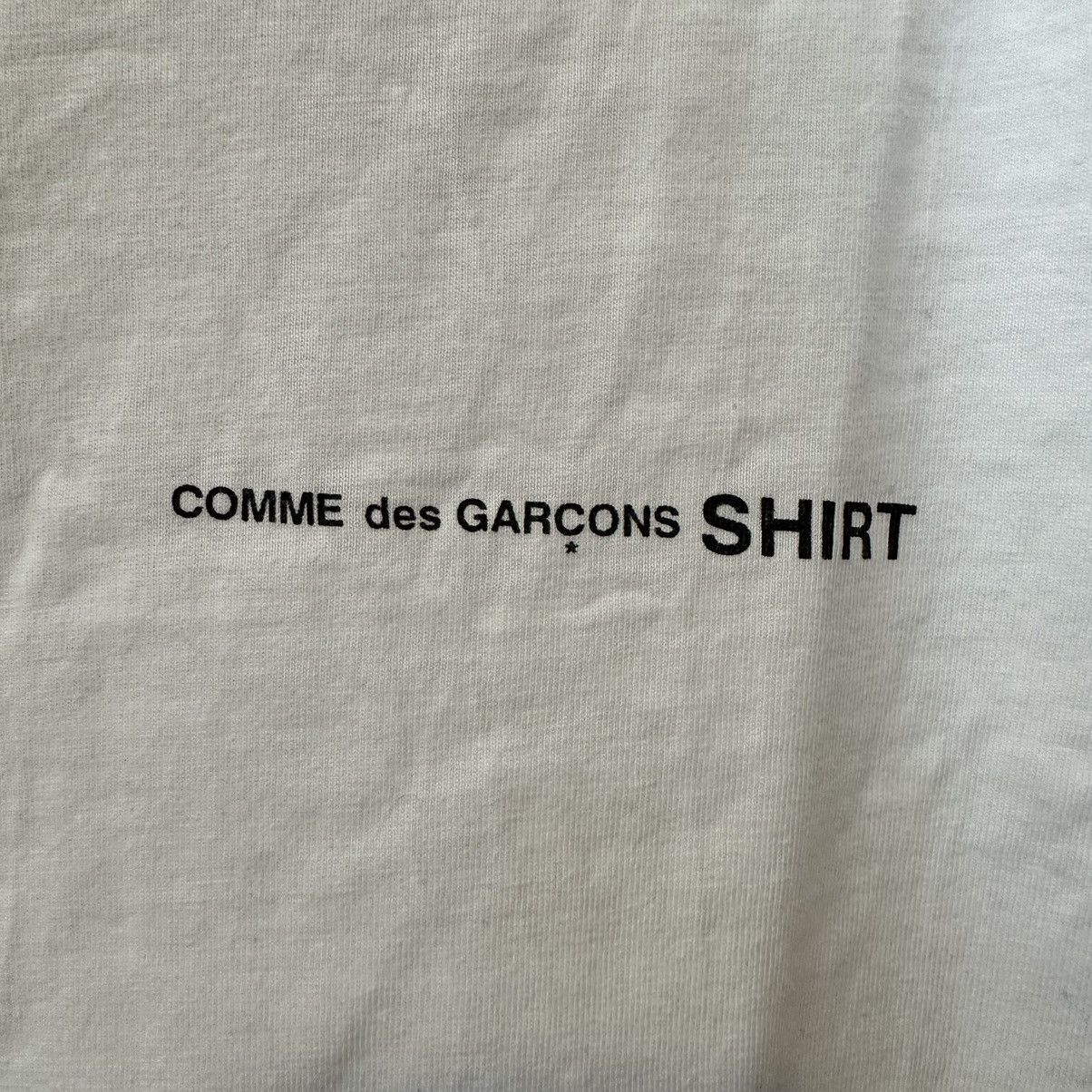 Comme des Garcons × Comme des Garcons SHIRT COMME Des GARCONS Logo White T Shirt Size US M / EU 48-50 / 2 - 2 Thumbnail