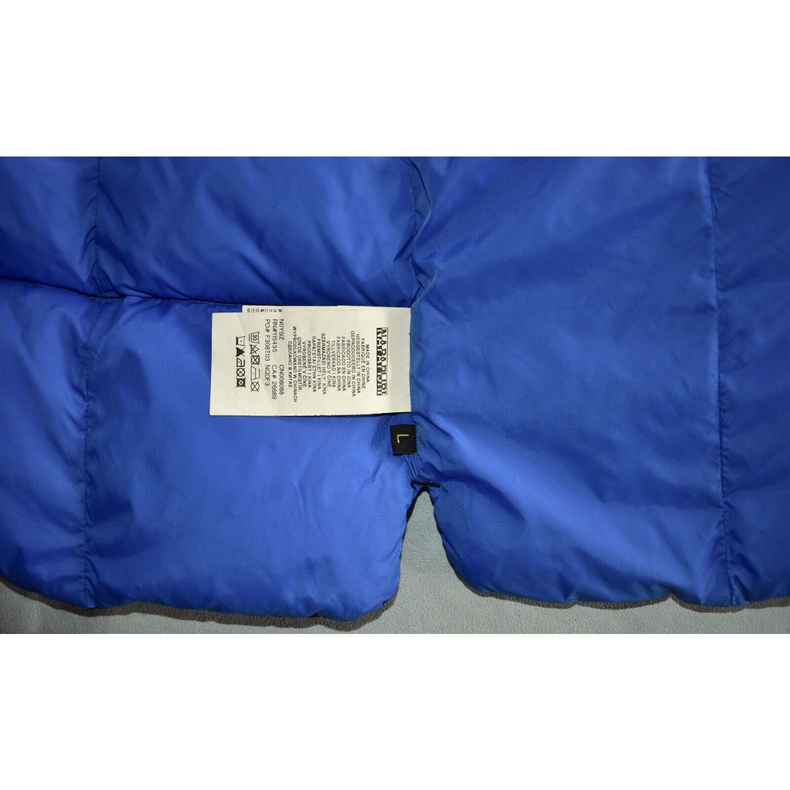 Napapijri NAPAPIJRI GEORGAPHIC Quilted Duck Down Feather Puffer Vest L Size L / US 10 / IT 46 - 8 Thumbnail