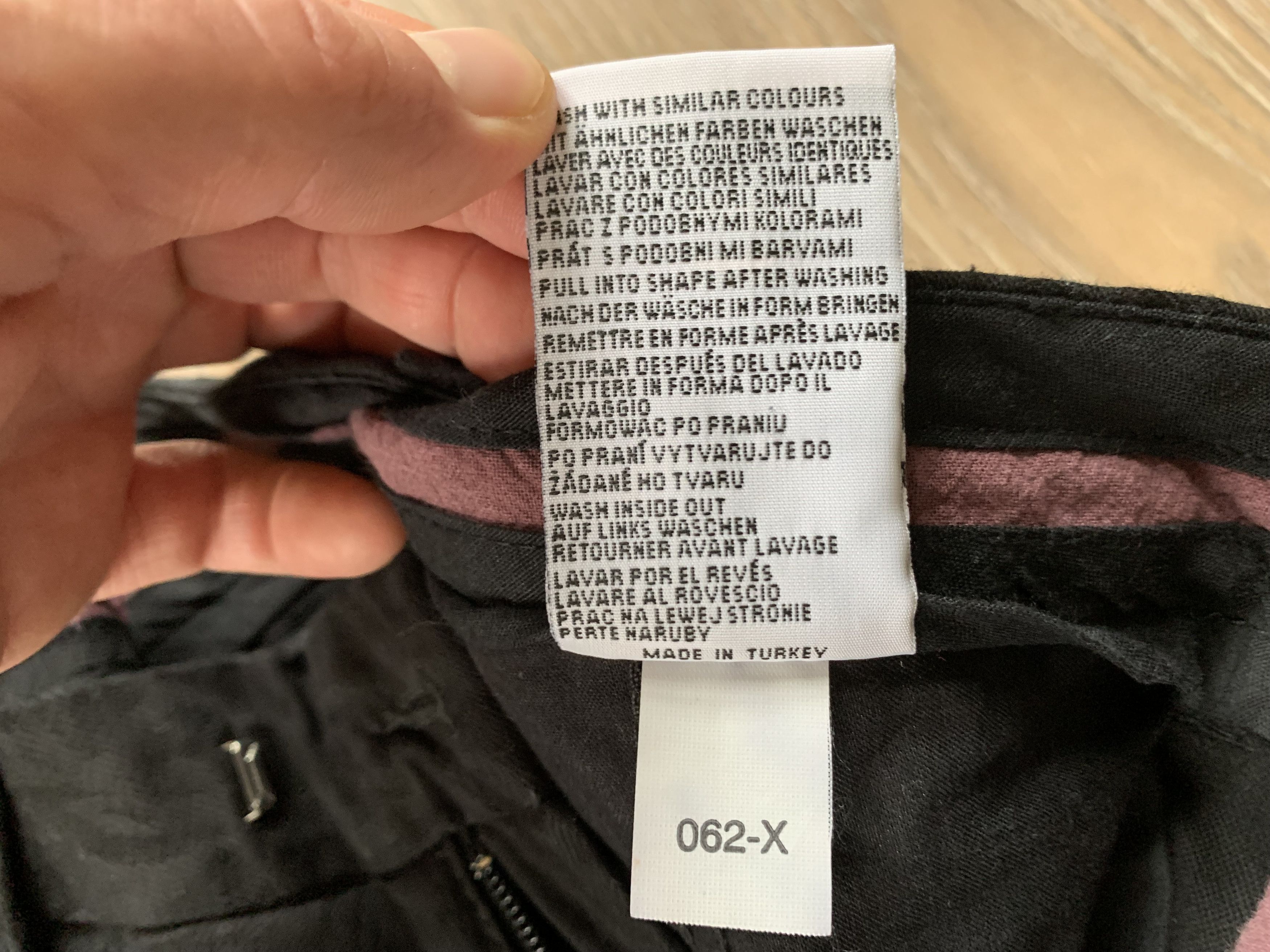 Other Blend Black Pattern Cotton Pants Size US 32 / EU 48 - 11 Thumbnail