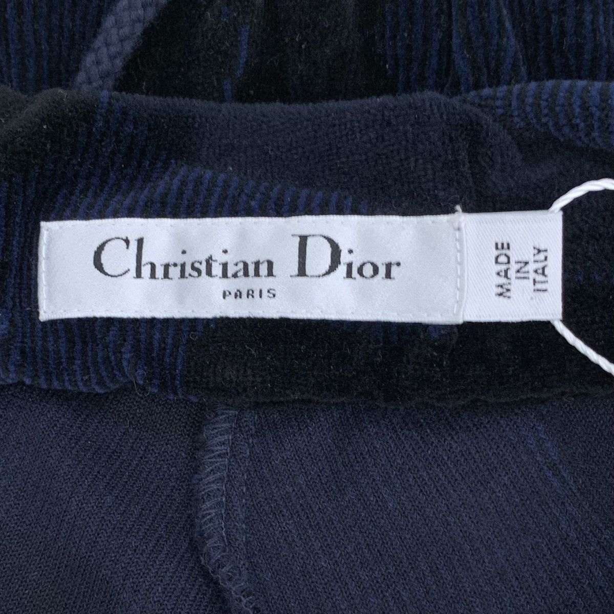 Dior Christian Dior Dark Blue Logo Intarsia Casual Shorts K26WX Size 26" / US 2 / IT 38 - 5 Thumbnail