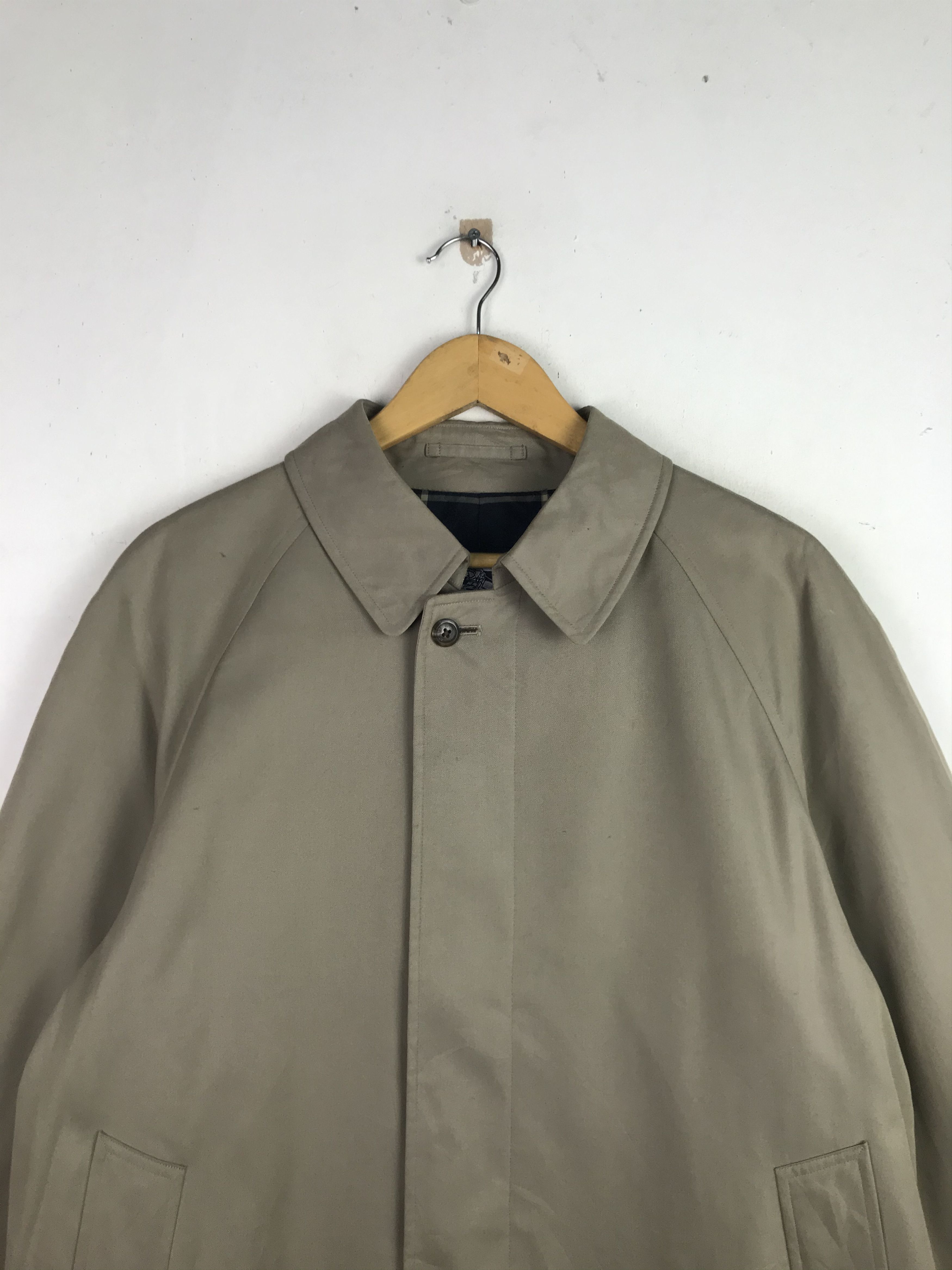 Burberry Vintage Burberry Luxury Long Trench Coat Jacket Size US XL / EU 56 / 4 - 3 Thumbnail