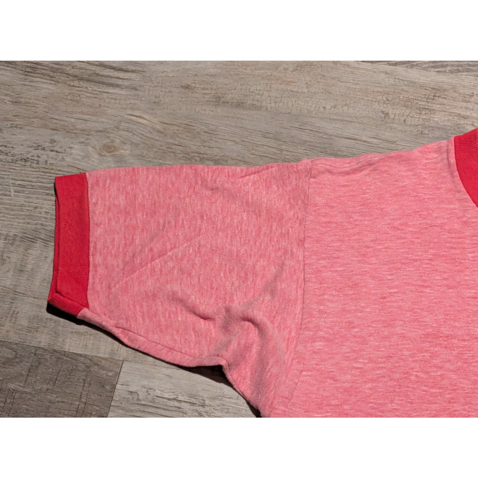 Champion Vtg 70s Champion WKU Western Kentucky University USA Made Ringer Tee S/M Pink Size ONE SIZE - 6 Thumbnail
