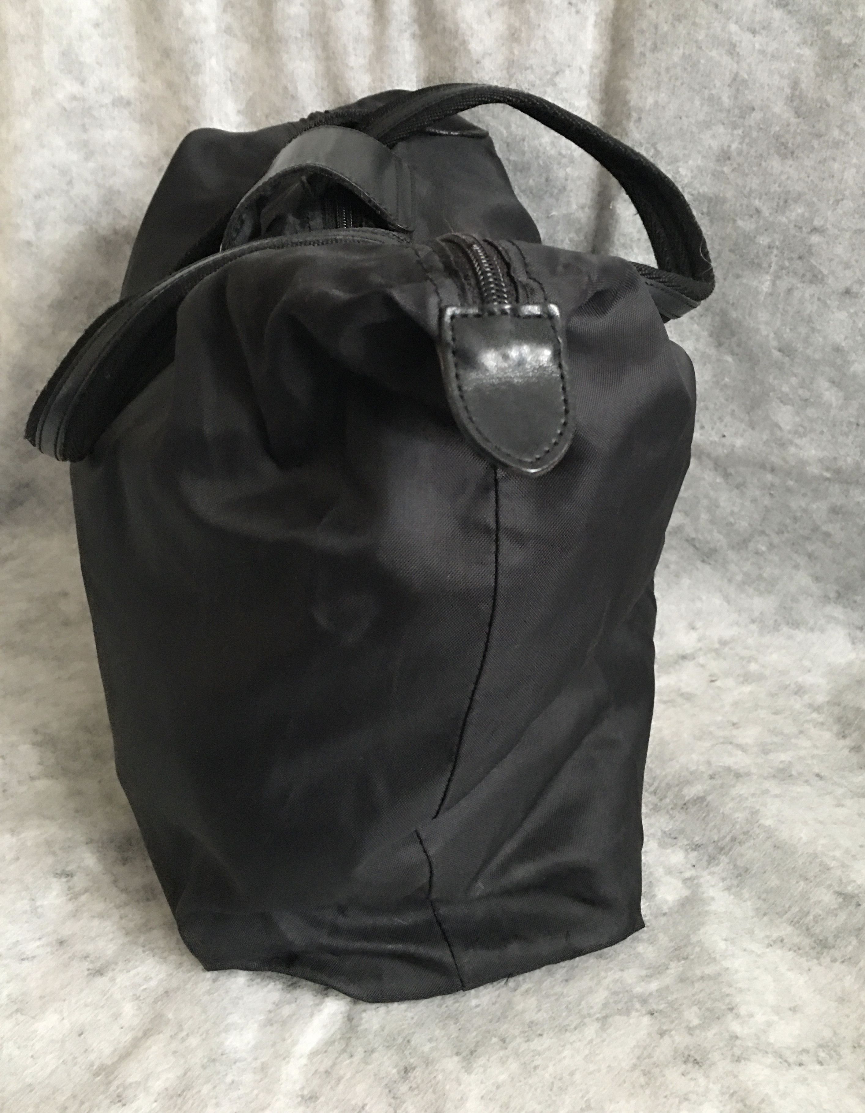 Maison Mollerus Maison Mollerus Nylon Black Monogram Shoulder Bag Size ONE SIZE - 5 Thumbnail