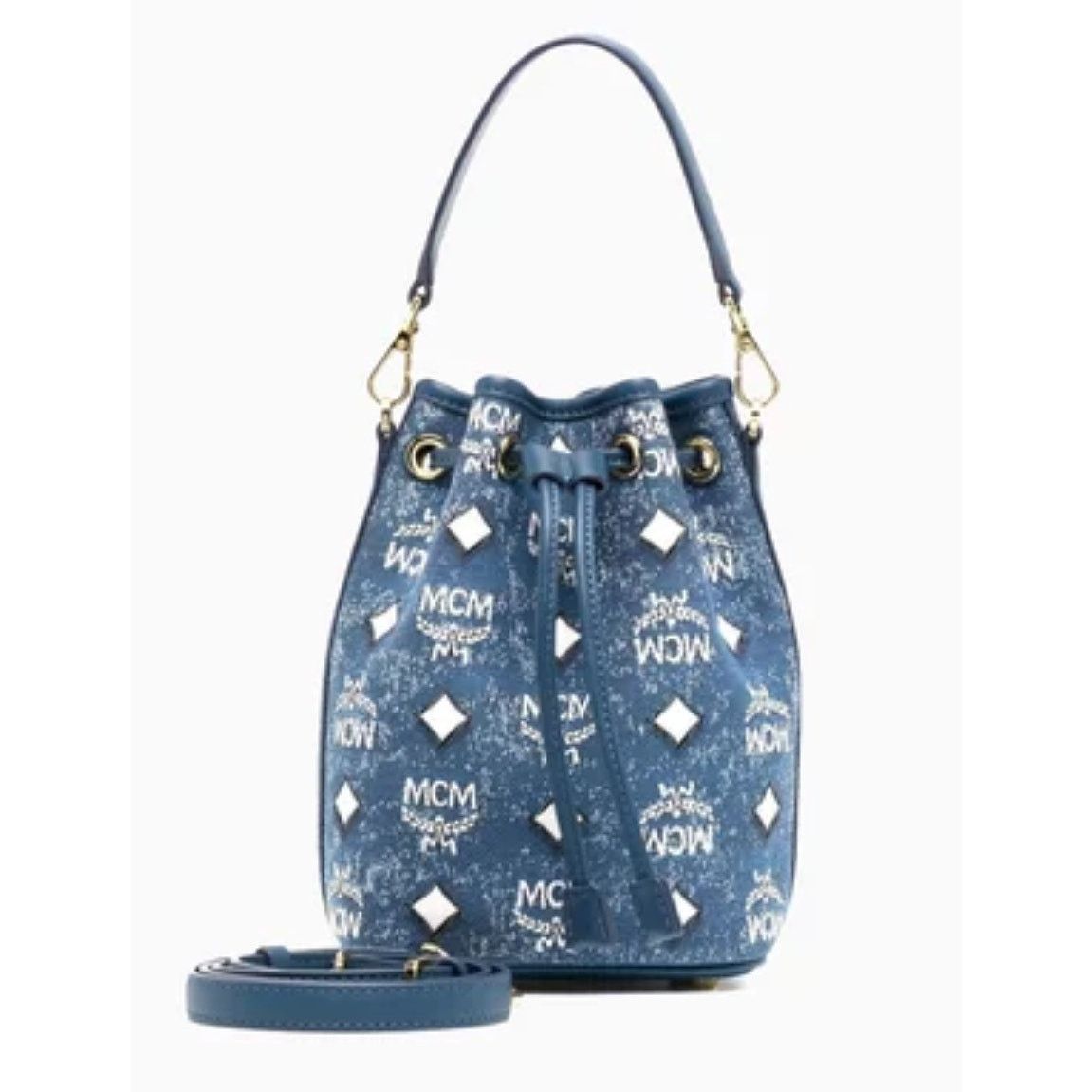 MCM MCM Blue Denim Bucket shoulder bag Size ONE SIZE - 2 Thumbnail