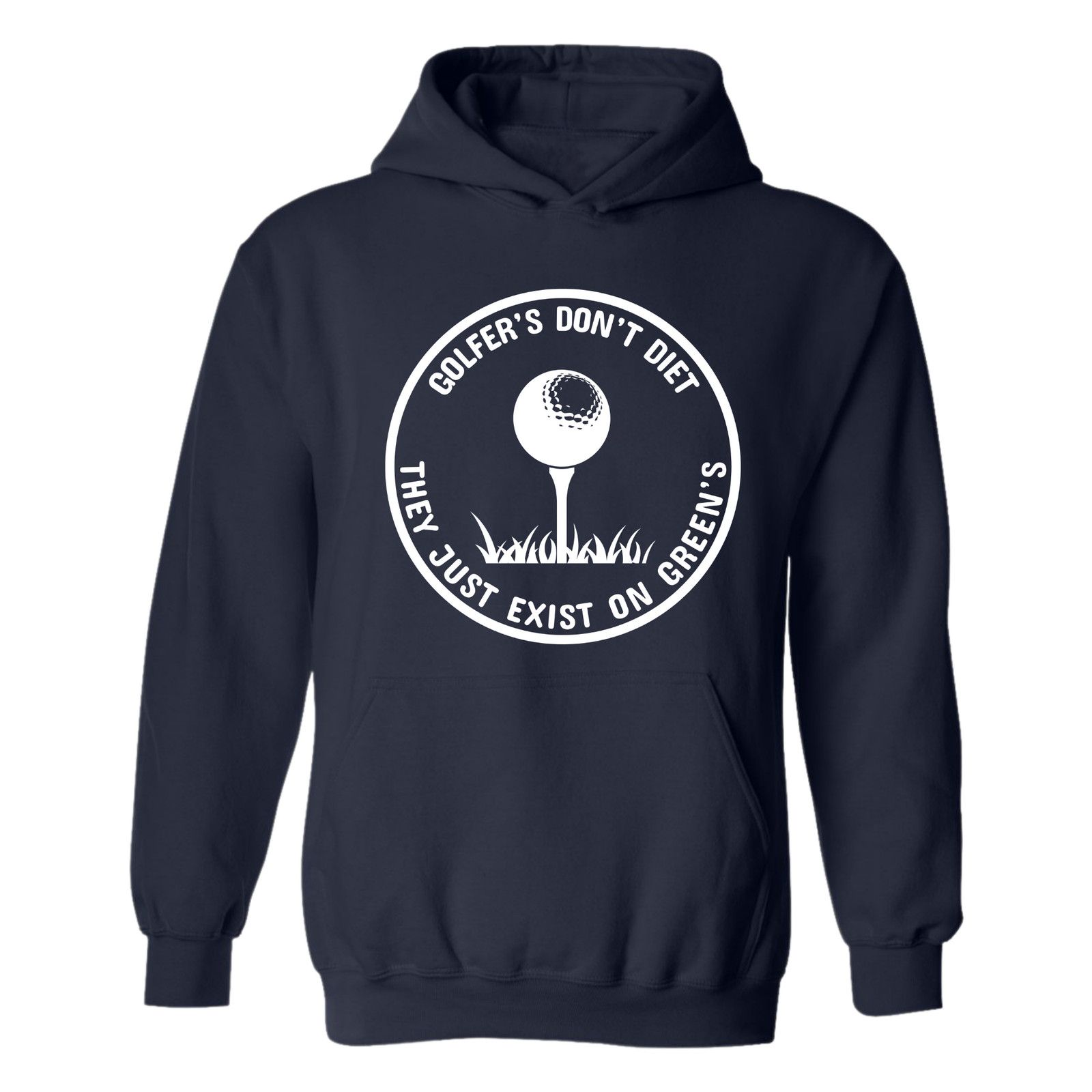 & Other Stories Golf Hoodie Golfers Dont Diet Greens Golfing TEE Sweatshirt Size US L / EU 52-54 / 3 - 15 Thumbnail