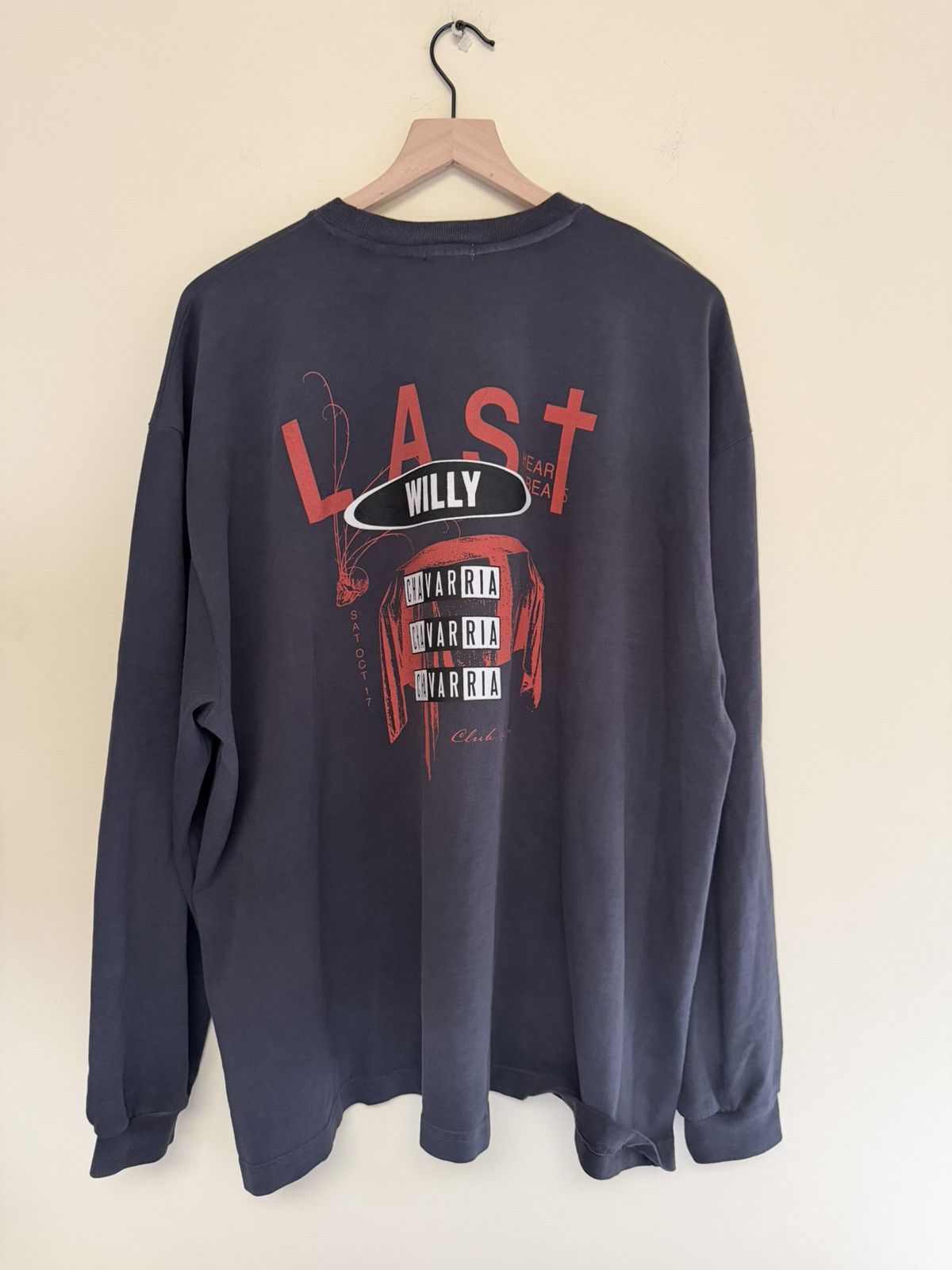 Willy Chavarria Willy Chavarria Long Sleeve Buffalo Tee Size US M / EU 48-50 / 2 - 3 Thumbnail
