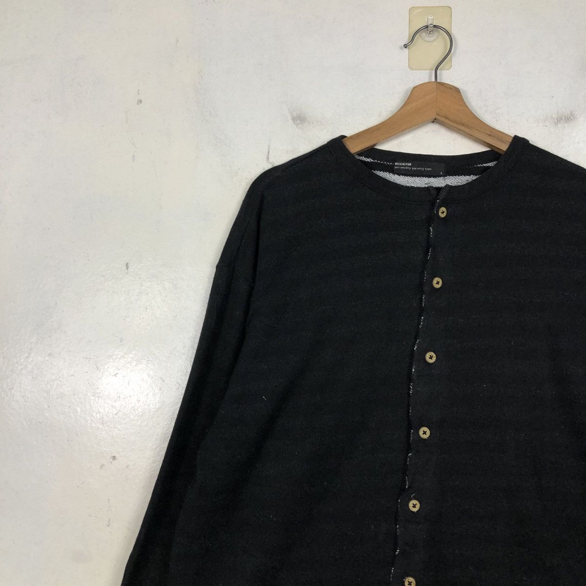 Issey Miyake 📌Vintage Snap Button Cardigan Moderm Blanket Striped Size US L / EU 52-54 / 3 - 9 Thumbnail