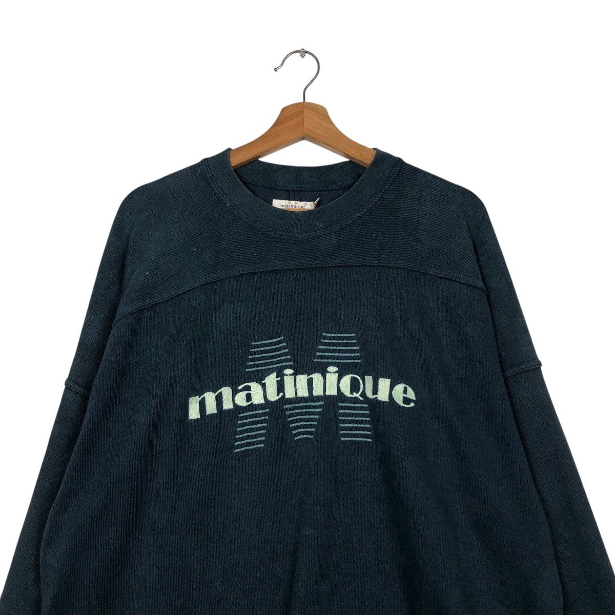 Vintage Sweatshirt PullOver Matinique Big Logo Issey Miyake