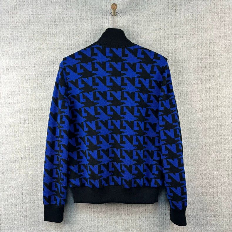 Louis Vuitton Louis Vuitton Full-print stand-up fitted long-sleeve knit Size US XS / EU 42 / 0 - 3 Thumbnail