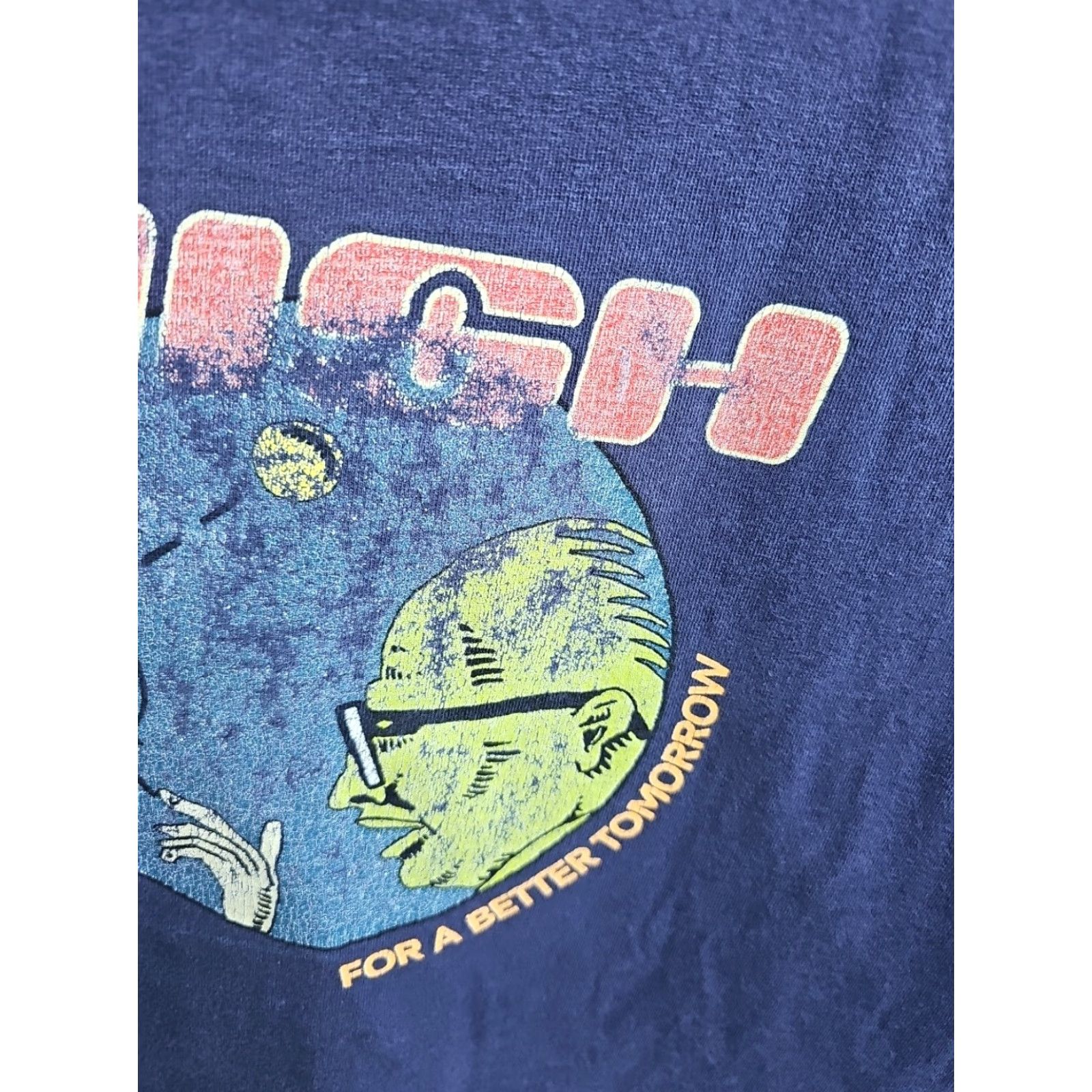 Vintage VINTAGE 90s Mens XL Distressed Phish For A Better Tomorrow Band T-Shirt Blue USA Size US XL / EU 56 / 4 - 4 Thumbnail