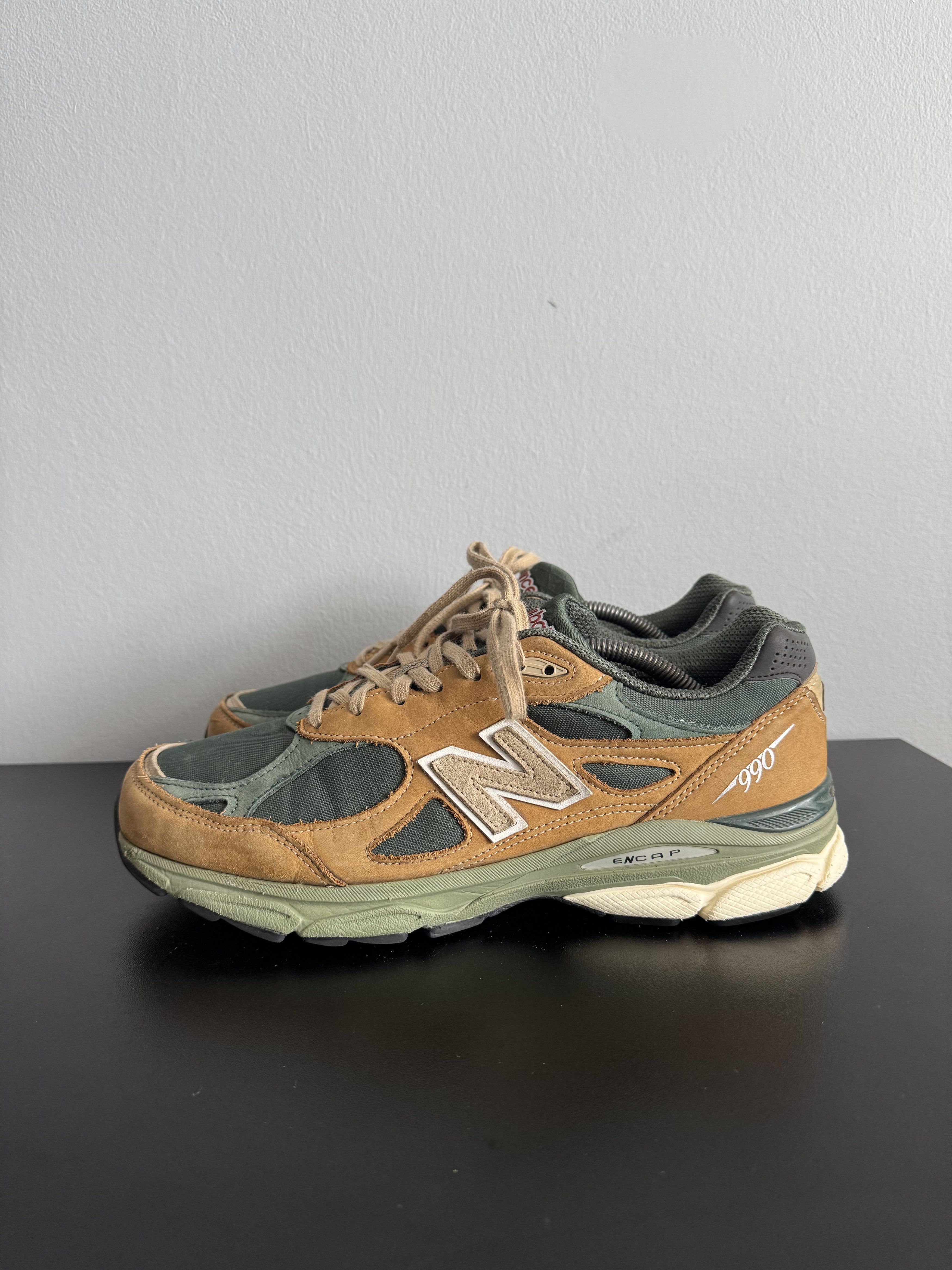 New Balance Teddy Santis x New Balance 990v3 USA Tan Green Olive 990 993 Size US 10 / EU 43 - 1 Thumbnail