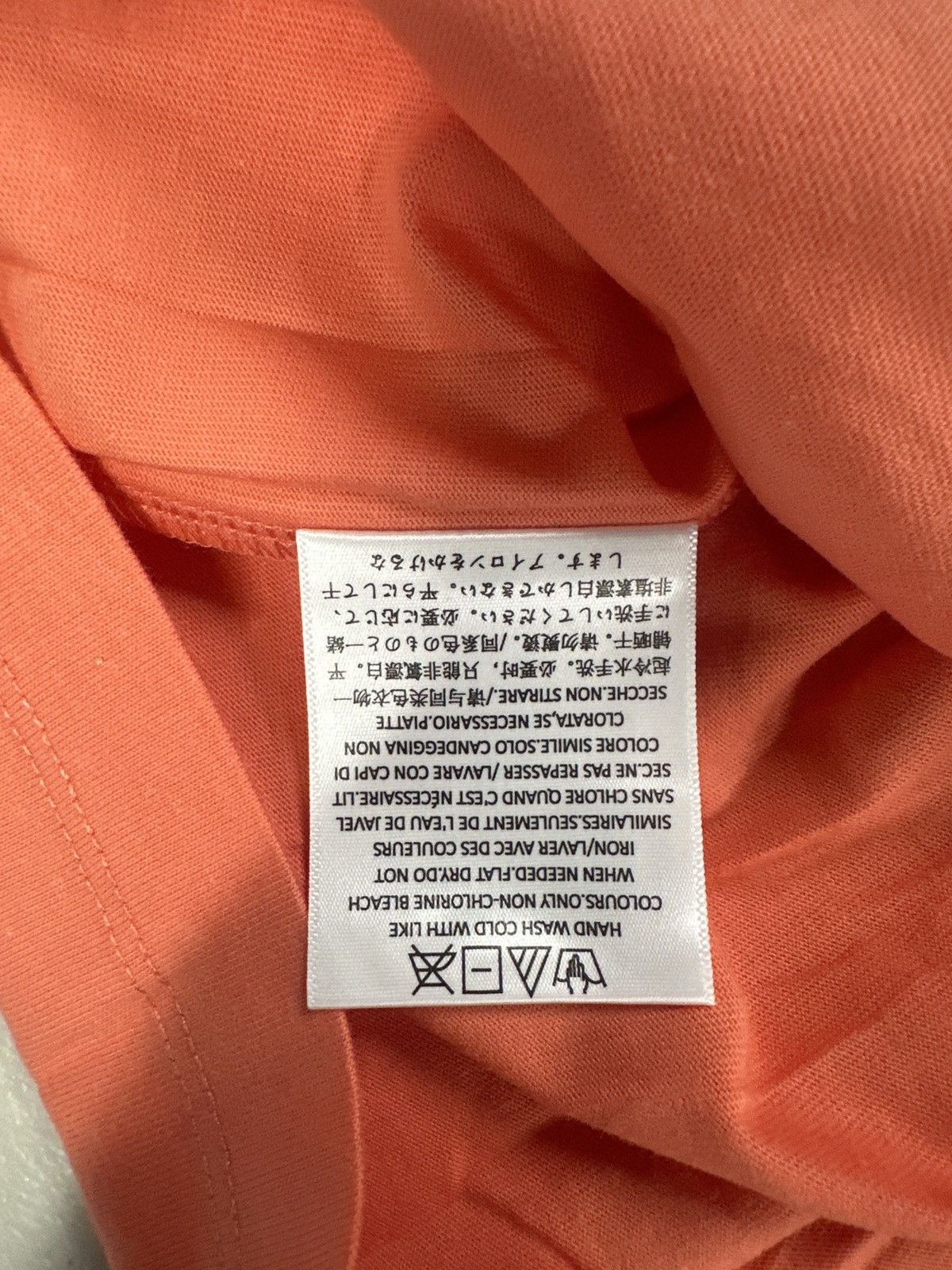 Essentials Fear of God Essentials Short sleeve tee Coral Size US XS / EU 42 / 0 - 7 Thumbnail