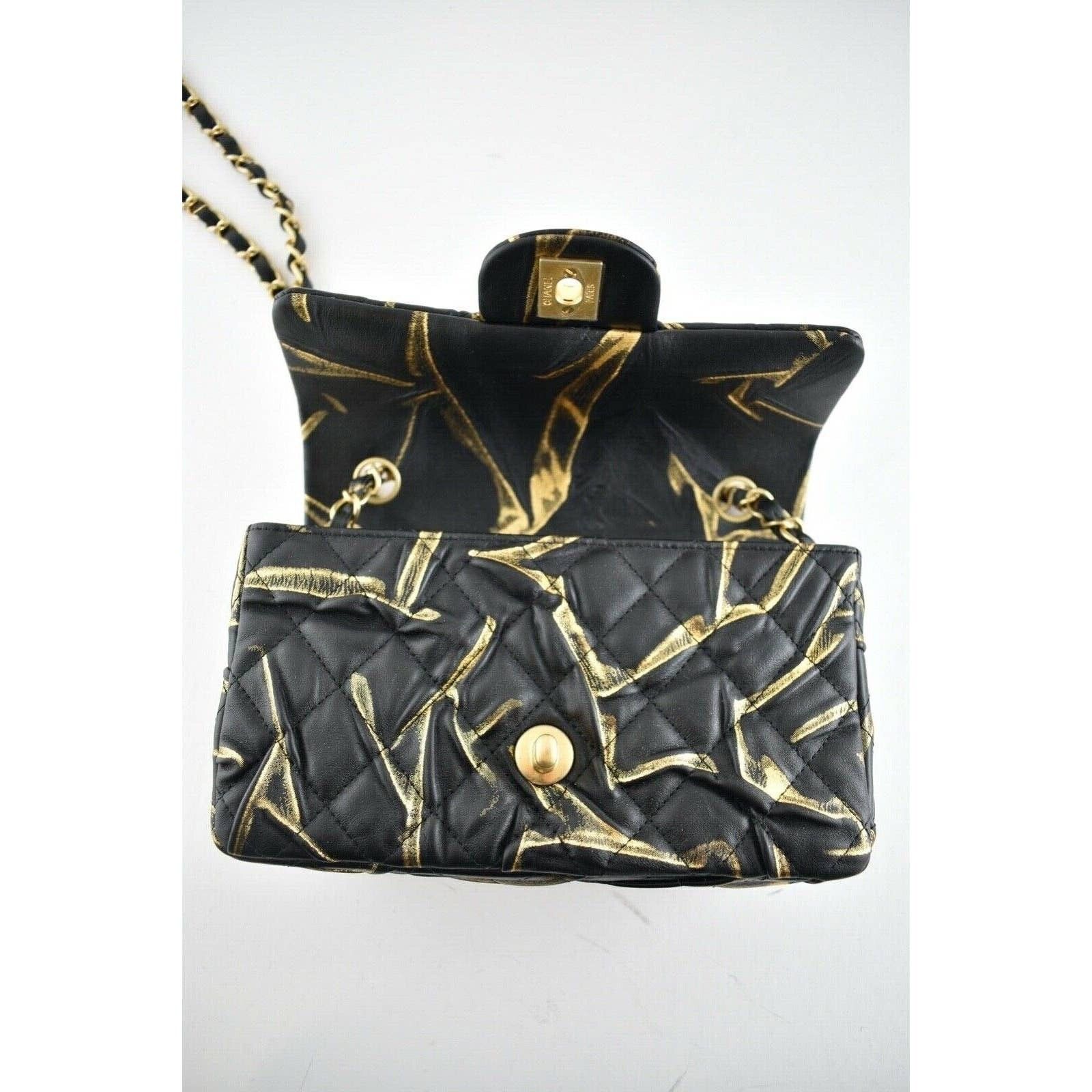 Chanel Chanel Mini Flap Rectangle CC Quilted Chain Crossbody Bag Size ONE SIZE - 12 Thumbnail