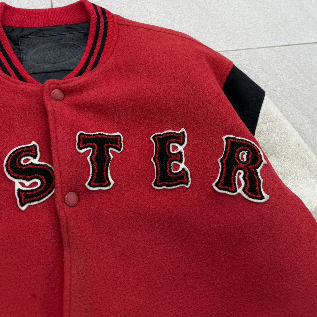 MasterPiece VTG MASTERPIECE Varsity Wool Leather Sleeve Letterman Jacket Size US L / EU 52-54 / 3 - 6 Thumbnail
