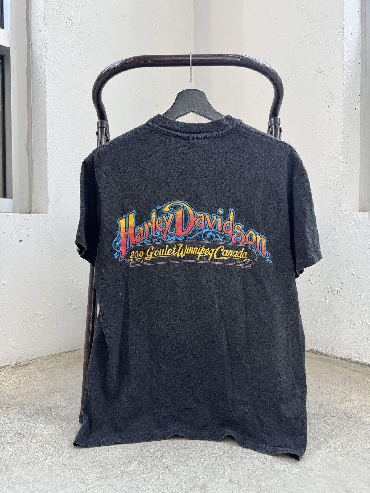 Vintage Faded 90s Harley Davidson Pocket T Shirt