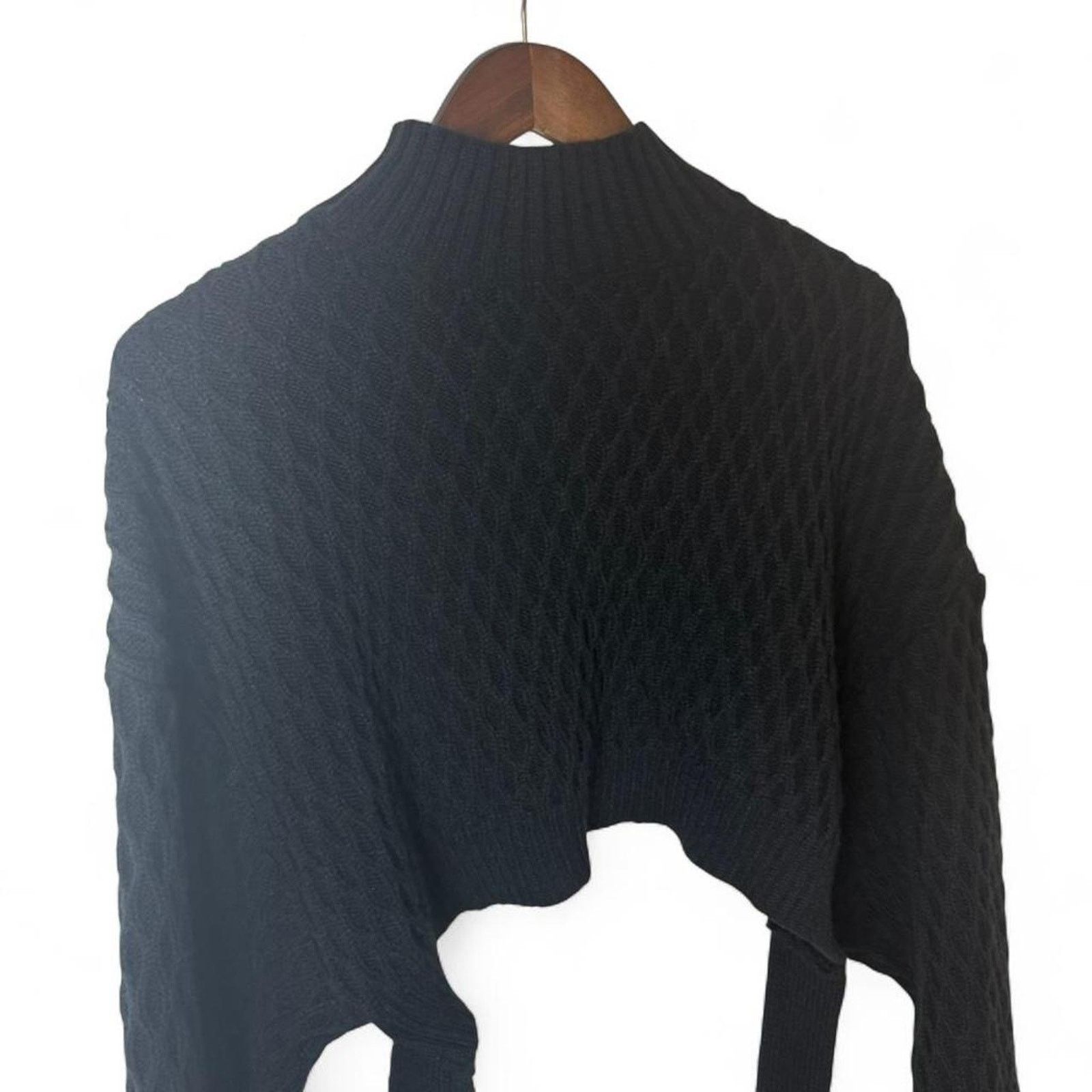Other Black Cropped Open Back Sweater M Size M / US 6-8 / IT 42-44 - 7 Thumbnail