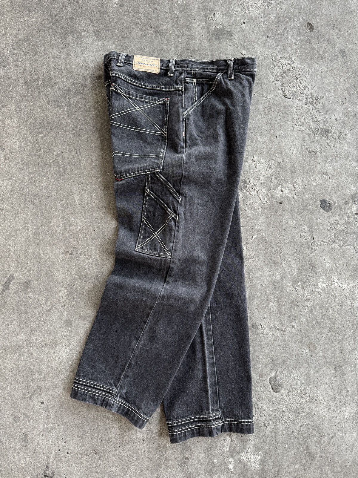 Sideout Vintage Sideout Carpenter Denim Pants Size US 34 / EU 50 - 6 Thumbnail