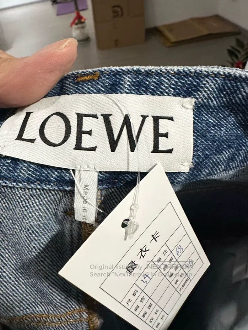 Loewe Loewe Best-Selling Large Logo Denim Shorts Size 42" / US 20 - 4 Thumbnail