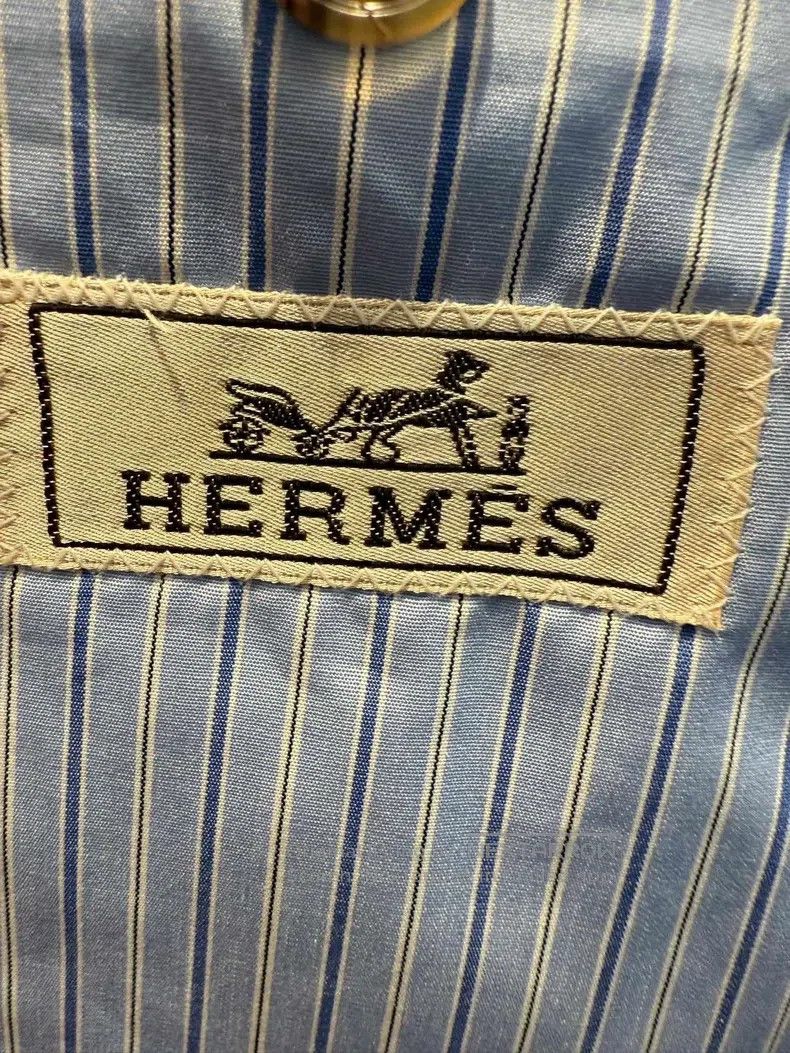 Hermes Hermes Layered Design Light Blue Two-Piece Suit Size 48R - 6 Thumbnail