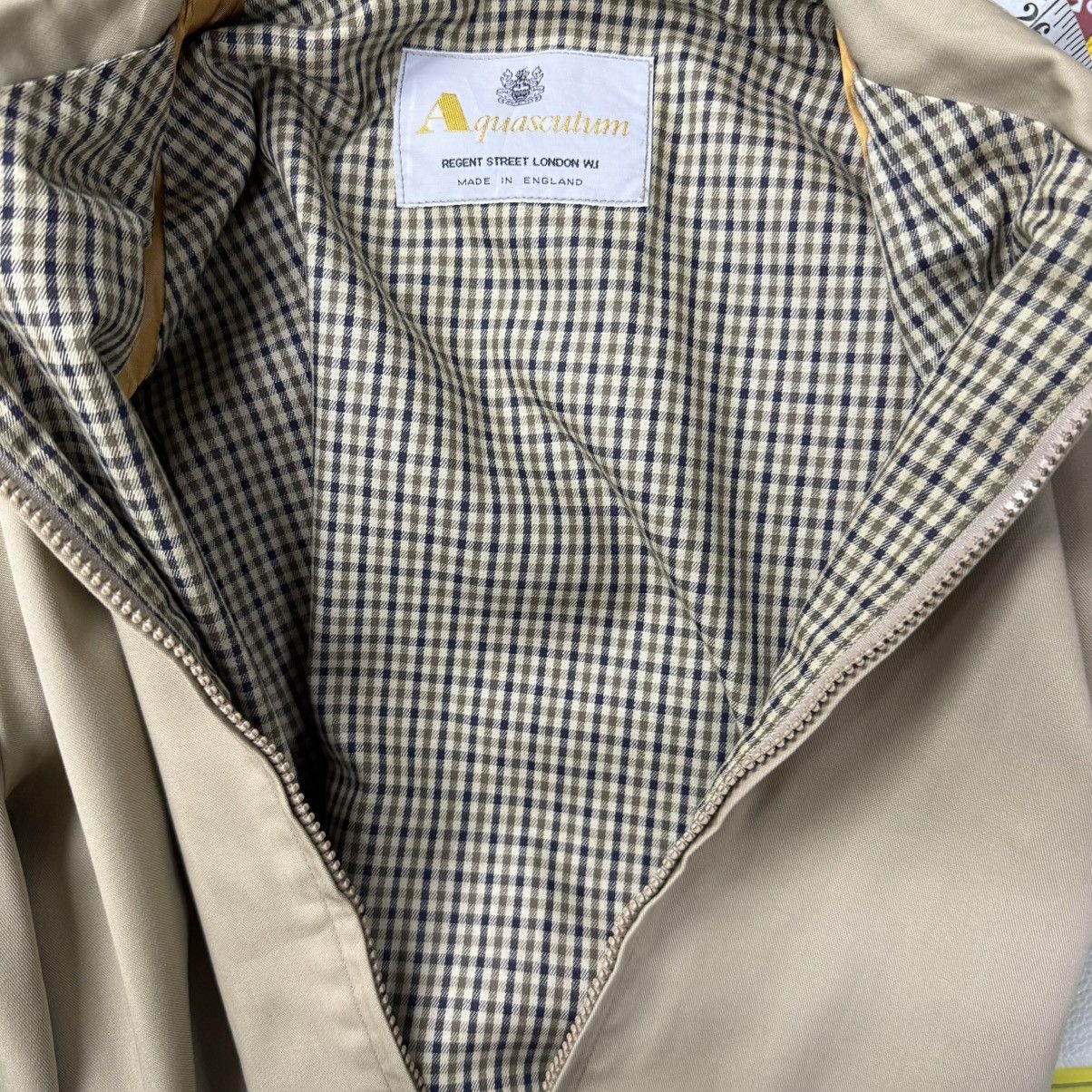 Aquascutum Vintage 1980's Aquascutum Long Drizzler Jacket Size US M / EU 48-50 / 2 - 8 Thumbnail