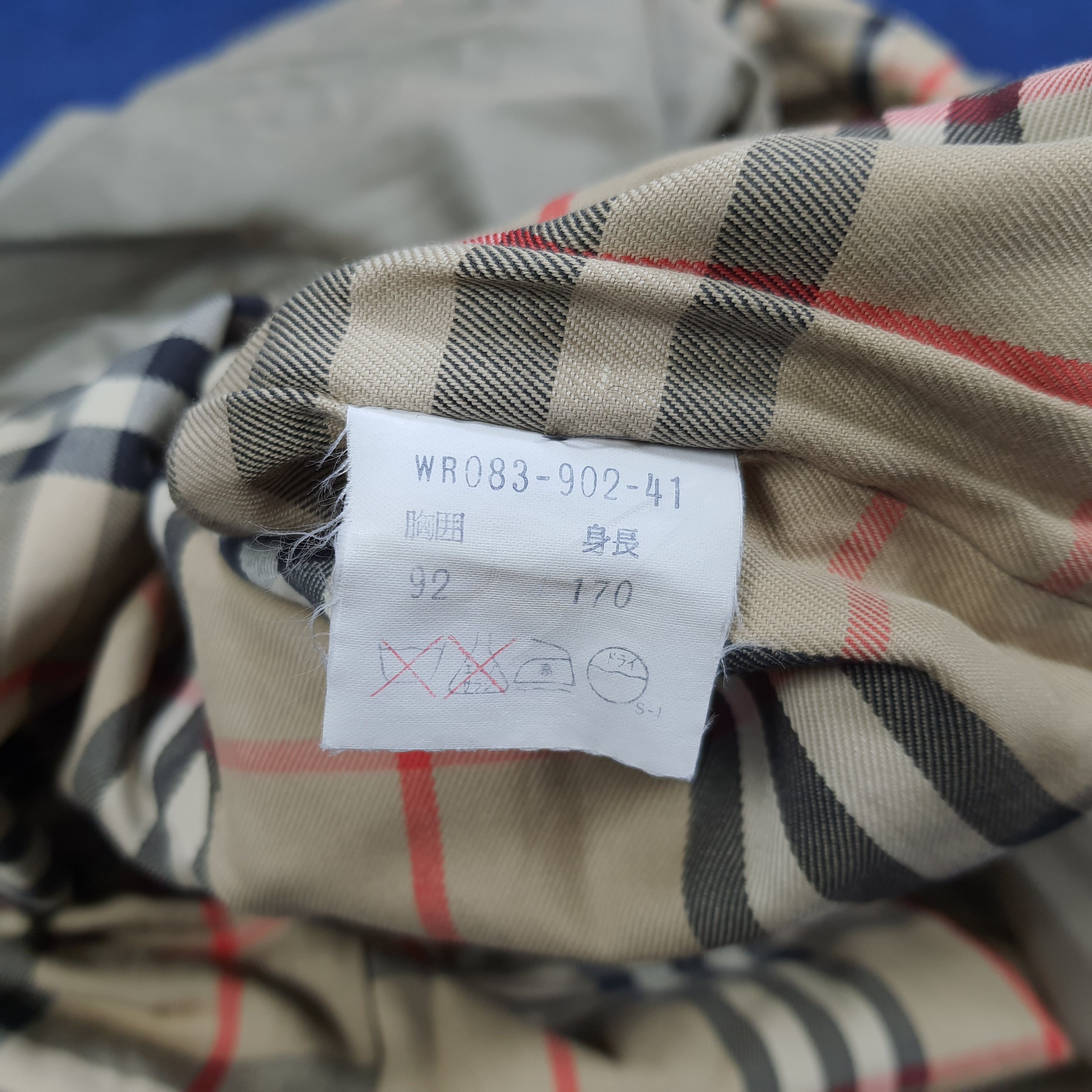 Burberry × Vintage Vintage Burberrys' Nova Check Trench Jacket Size US M / EU 48-50 / 2 - 8 Thumbnail