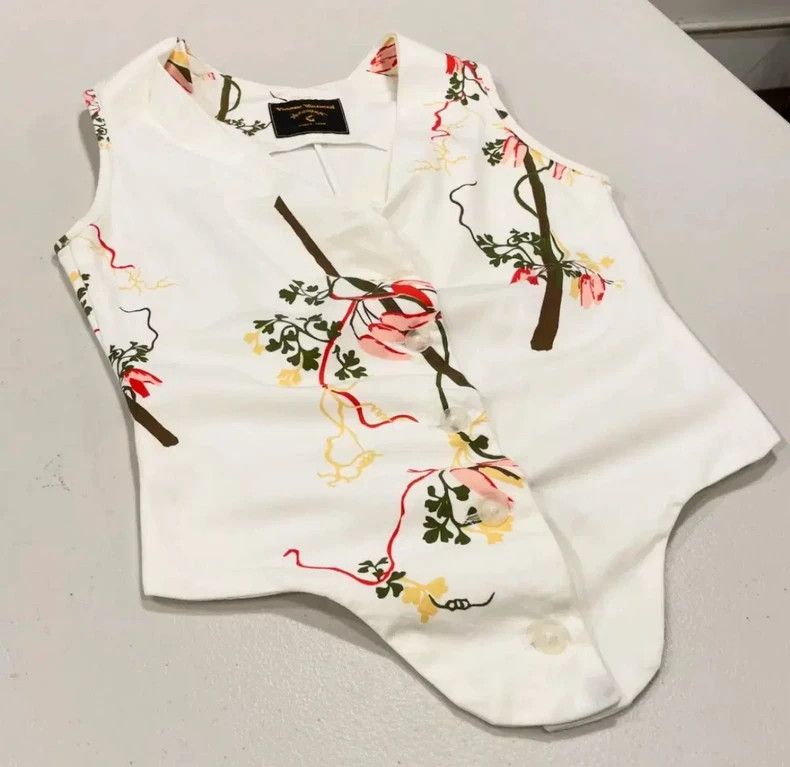 Vivienne Westwood Vivienne Westwood Top top dress floral tank top Size S / US 4 / IT 40 - 2 Thumbnail