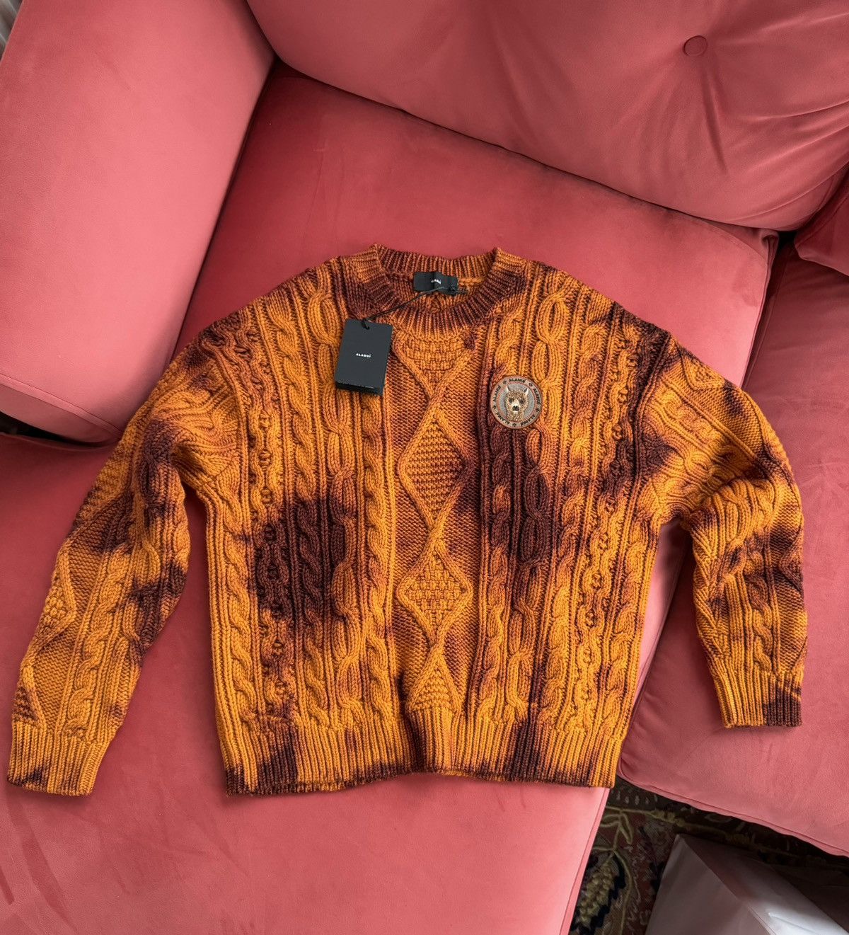Alanui Alanui dark orange-brown soft wool jumper, size M Size M / US 6-8 / IT 42-44 - 1 Thumbnail