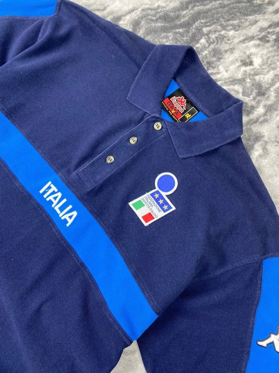 Kappa Vintage Kappa Italy Soccer Polo Shirt 1999 2000 Size US XL / EU 56 / 4 - 2 Thumbnail