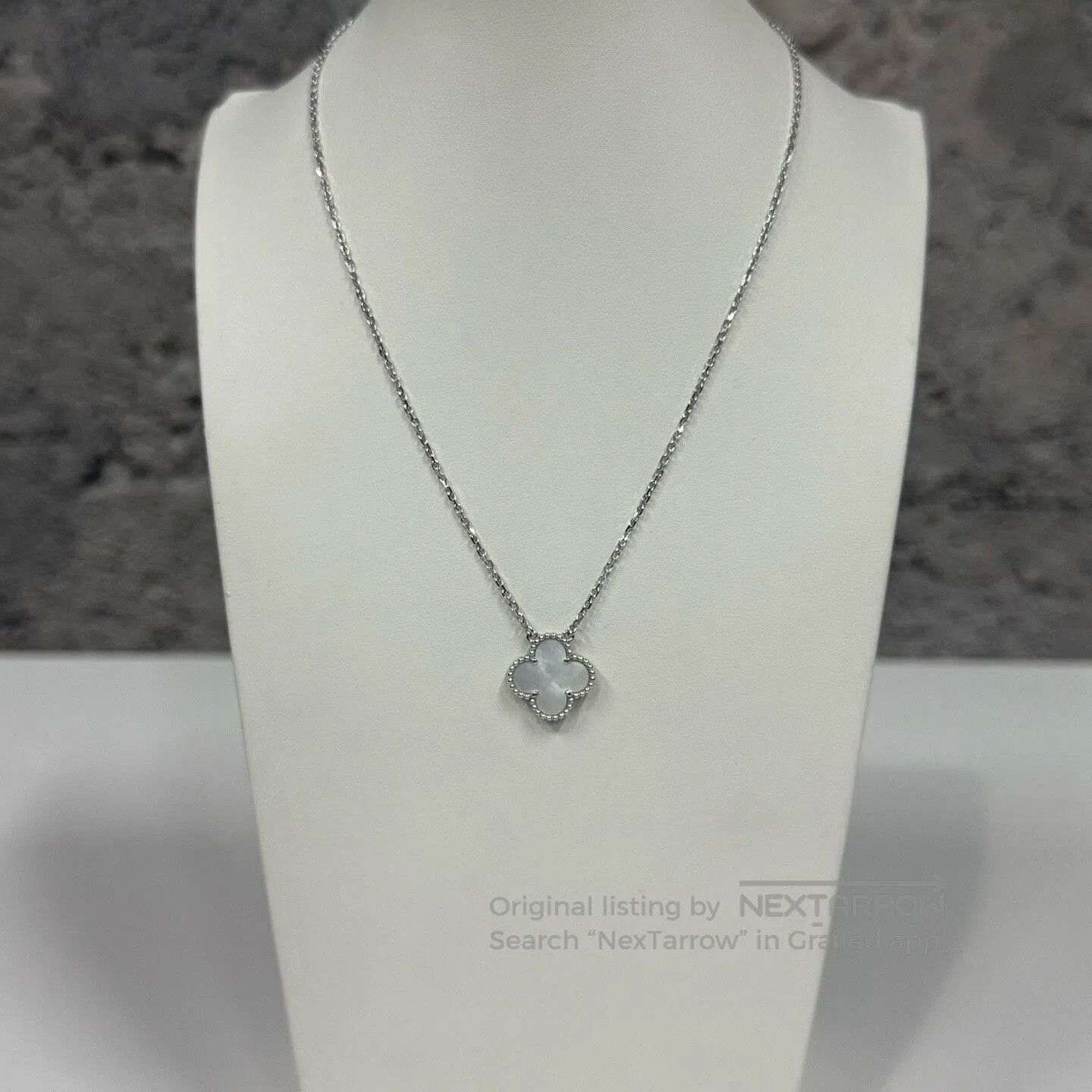Van Cleef & Arpels Van Cleef & Arpels White Gold Necklace. Size ONE SIZE - 1 Thumbnail