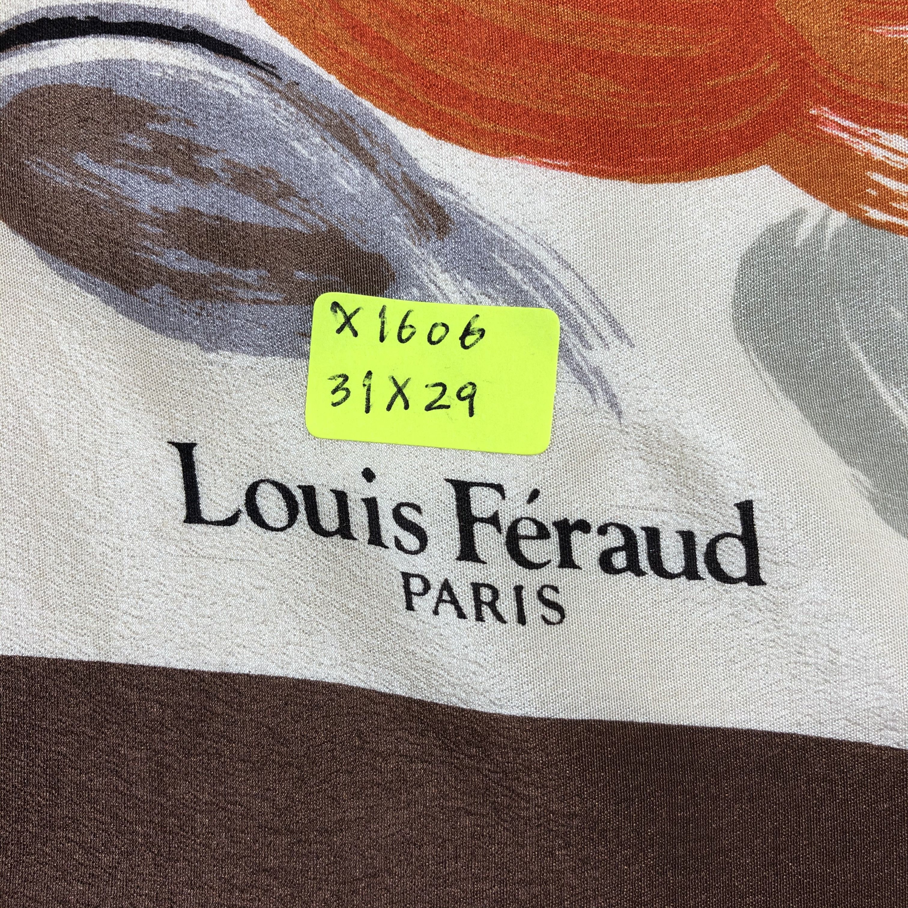 Louis Feraud Vintage Louis Feruad Silk Scarf Size ONE SIZE - 6 Thumbnail