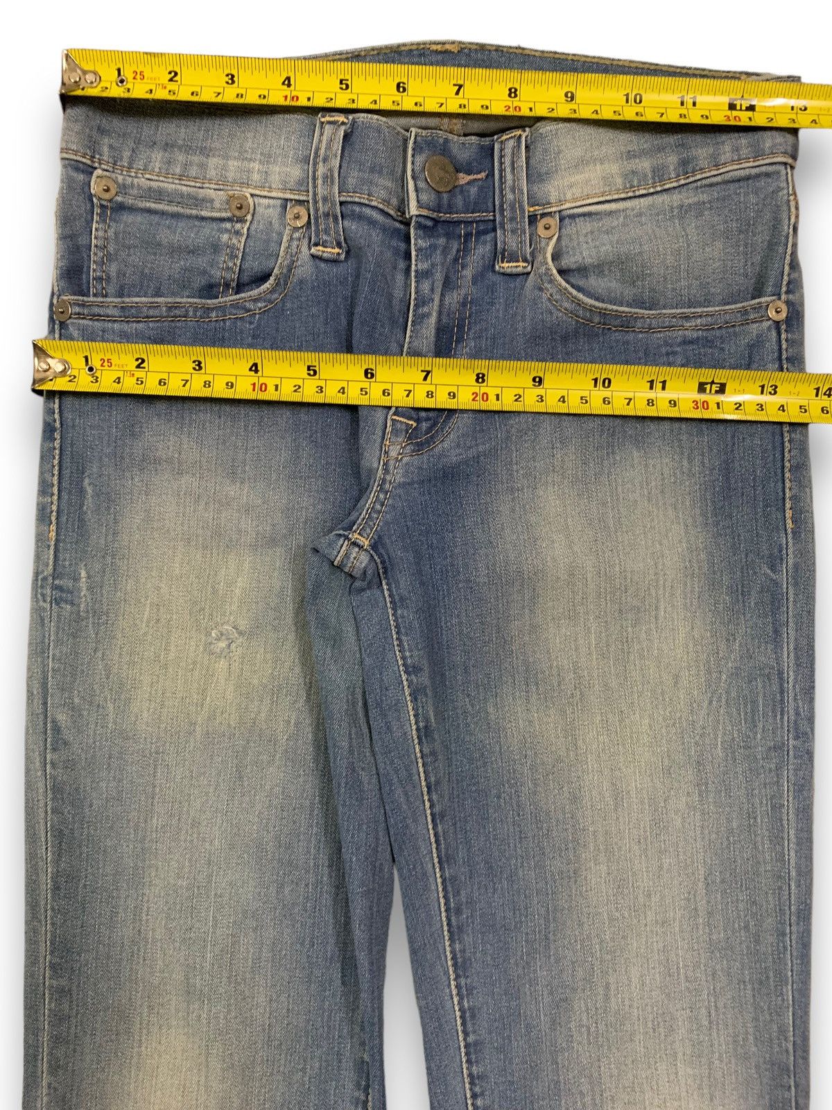 Ralph Lauren Vintage Ralph Lauren Skinny Blue Washed Jeans Size 26 Size 26" / US 2 / IT 38 - 15 Thumbnail