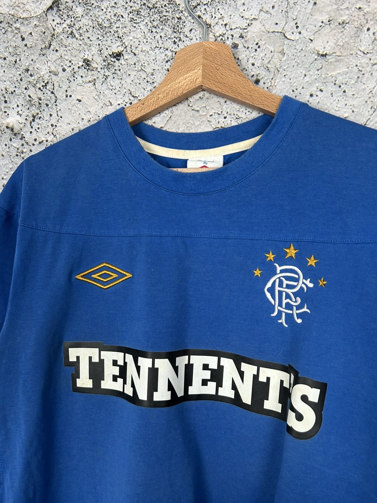Umbro Umbro Soccer Jersey Glasgow Rangers Scotland Football Size US L / EU 52-54 / 3 - 3 Thumbnail