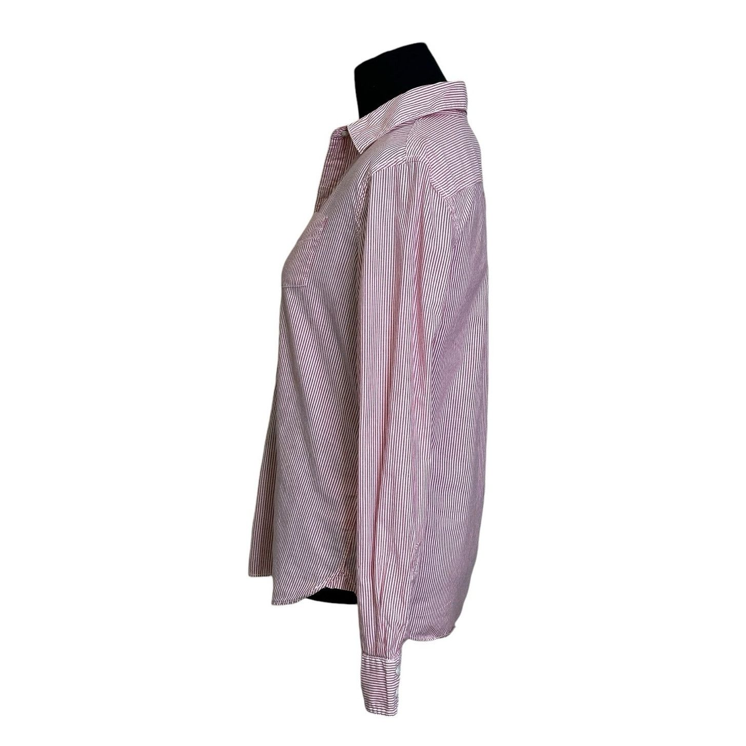 Banana Republic Lands' End striped long sleeves button shirt size XS Size XS / US 0-2 / IT 36-38 - 7 Thumbnail
