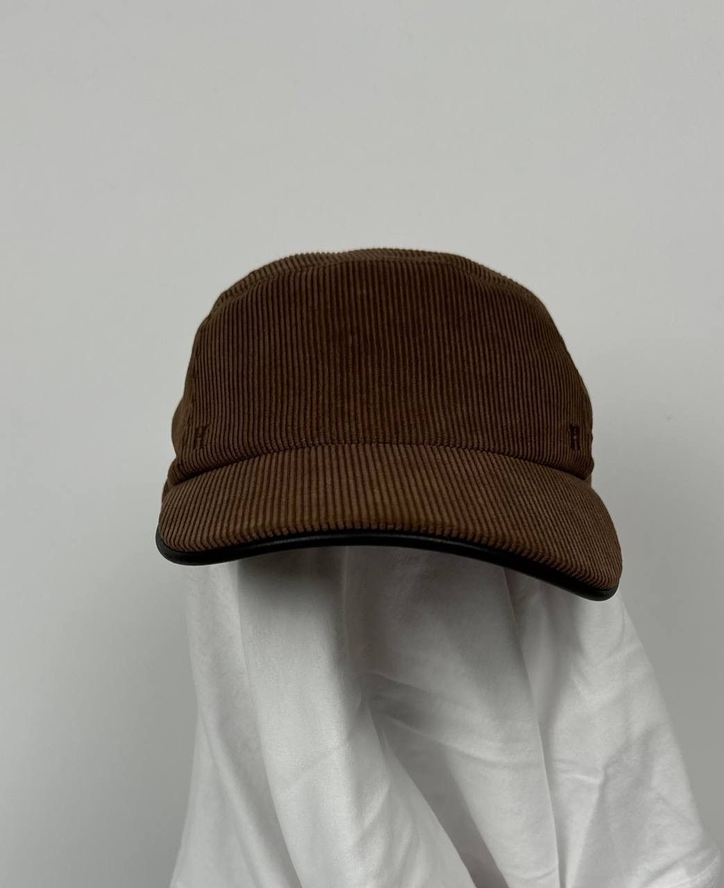 Hermes Hermes Corduroy Logo Cap Size ONE SIZE - 2 Thumbnail