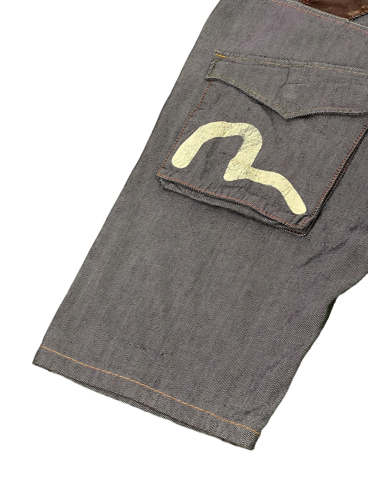 Evisu Cropped Jeans Y2K Evisu Genes Osaka Regular Fit 8🟦5 Size US 35 - 5 Thumbnail