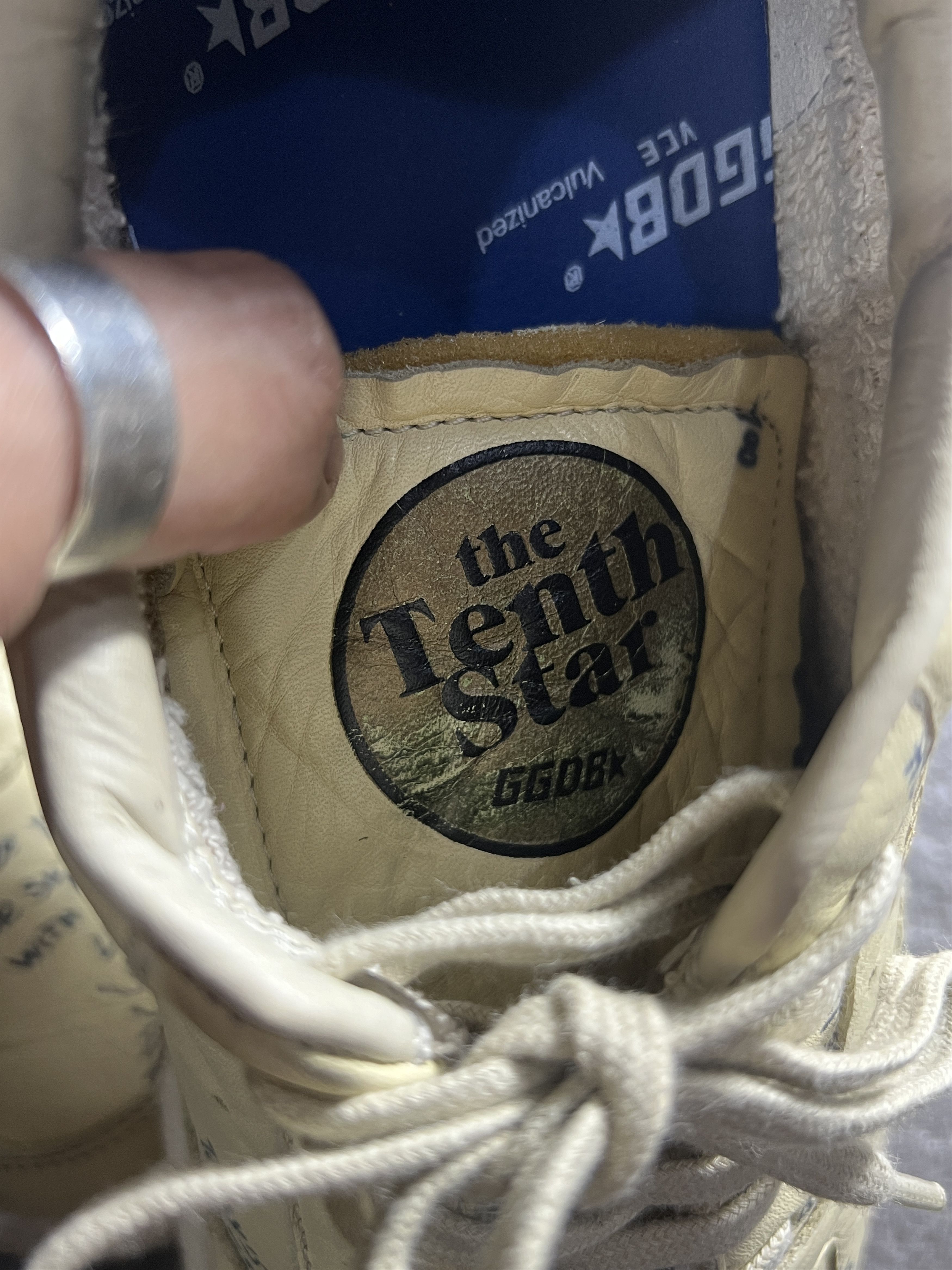 Golden Goose Golden Goose VCE Scribble Handwritten Leather Sneakers EU39 Size US 9 / IT 39 - 11 Thumbnail