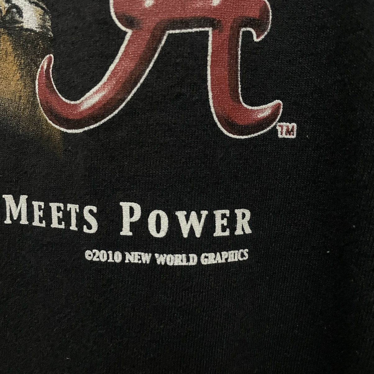 NFL × Vintage Vintage 2010 Alabama Football NCAA T Shirt Size US XXL / EU 58 / 5 - 3 Thumbnail