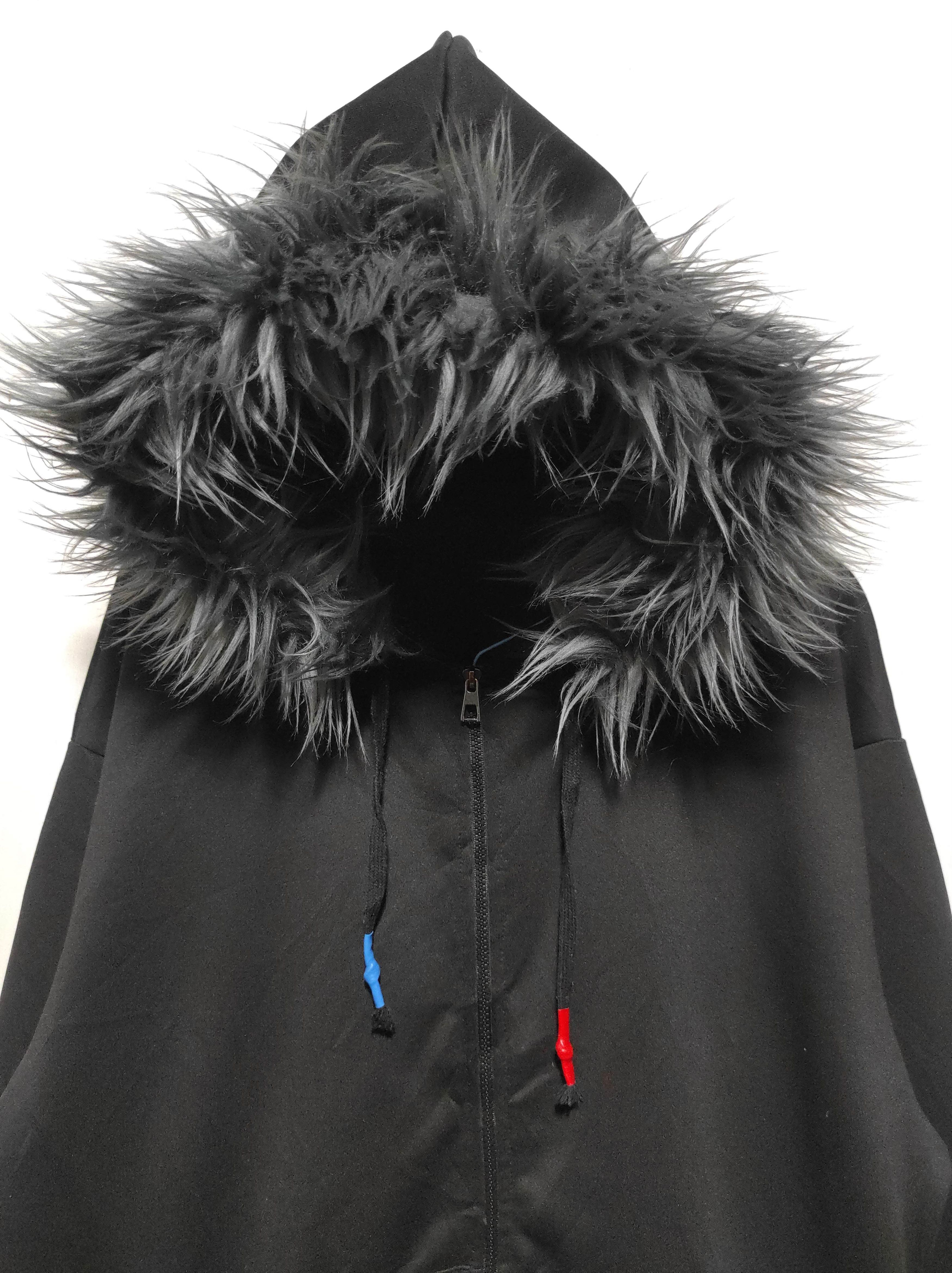 Hysteric Glamour Black Zipper Fur Hoodie LGB IfSixWasNine style Size US L / EU 52-54 / 3 - 2 Thumbnail