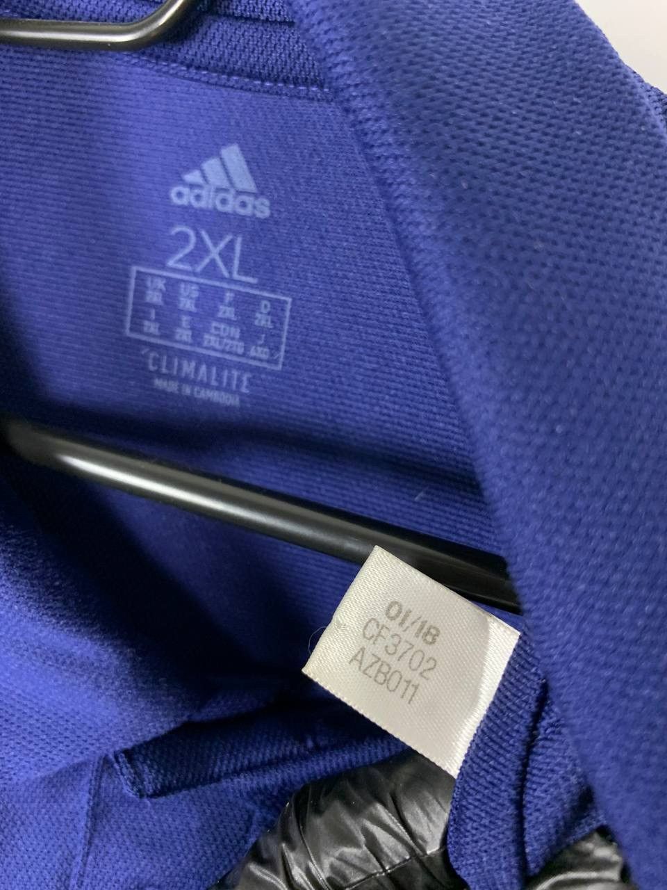 Adidas Adidas Leicester City FC Polo Shirt Navy Blue Men’s Climali Size US XXL / EU 58 / 5 - 6 Thumbnail
