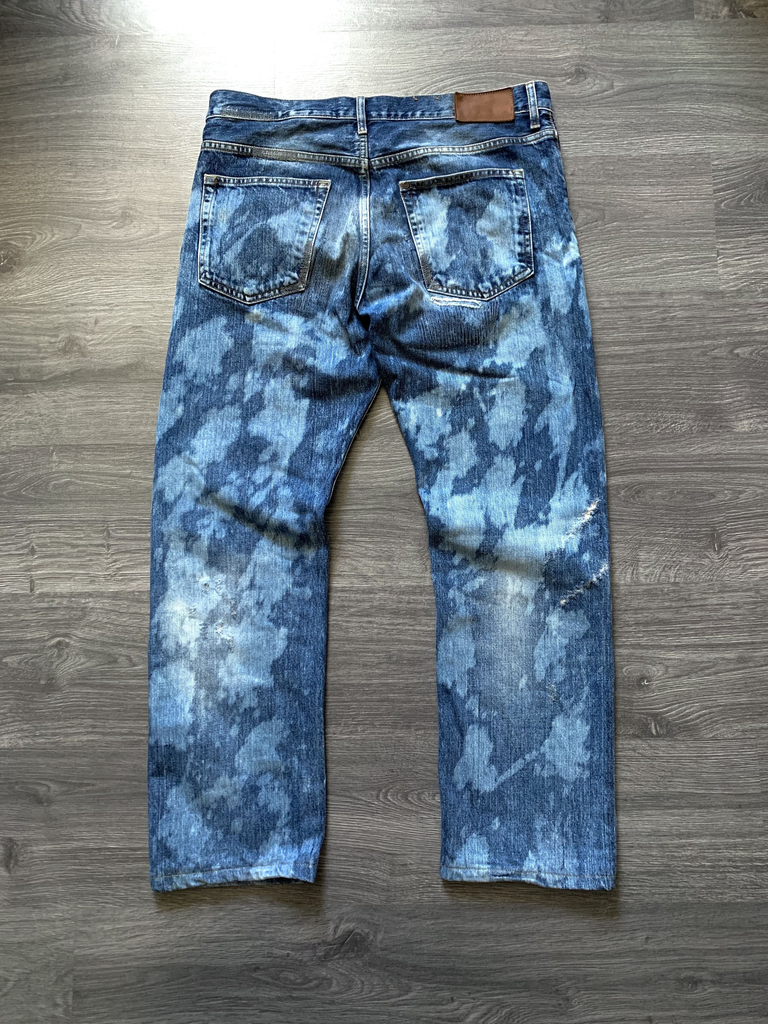 H&M Distressed Denim Jeans Kapital style Y2k Size US 34 / EU 50 - 2 Thumbnail